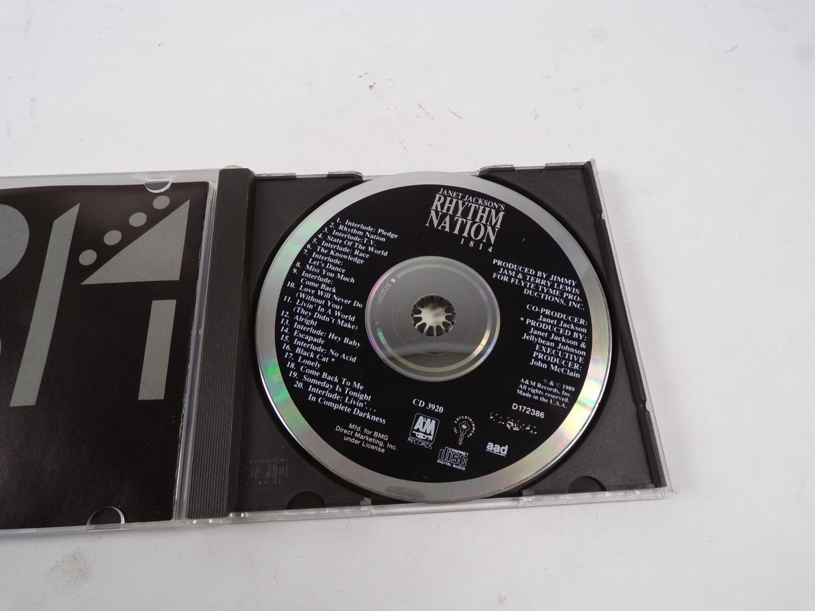 Janet Jackson's Rhythm Nation 1814 Escapade Black Cat Lonely Rhythm Nation CD#48
