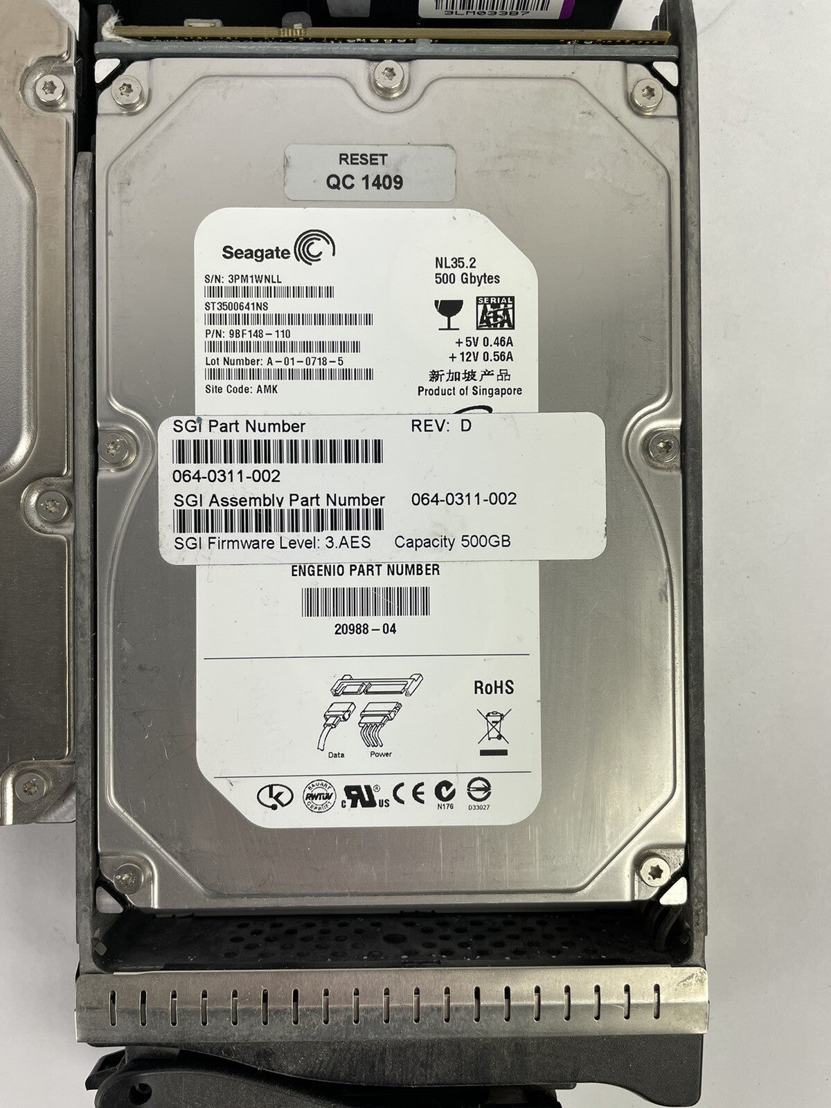 LOT OF 6 - Assorted Seagate Hard Drives - 3.5" HDD - Cheetah - Barracuda