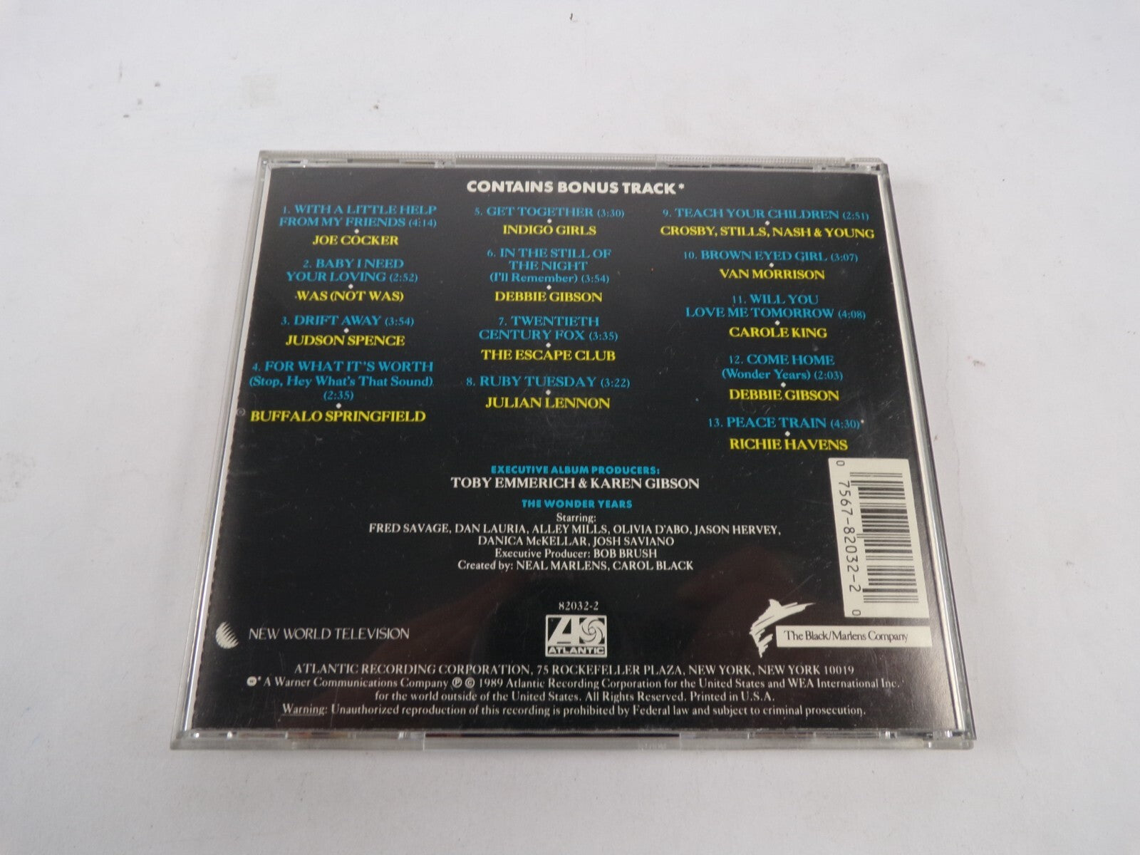 The Wonder Years Debbie Gibson Was ( Not Was ) Julian Lennon CSN&Y CD #43