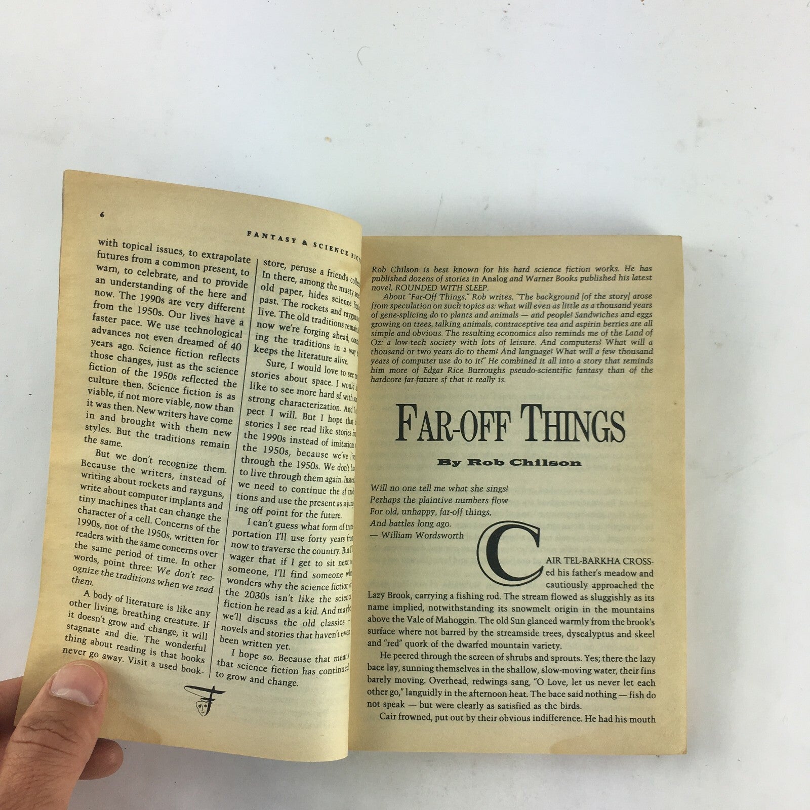 May Fantasy & Science Fiction Magazine Rob Chilson Terry Bisson Algis Budrys