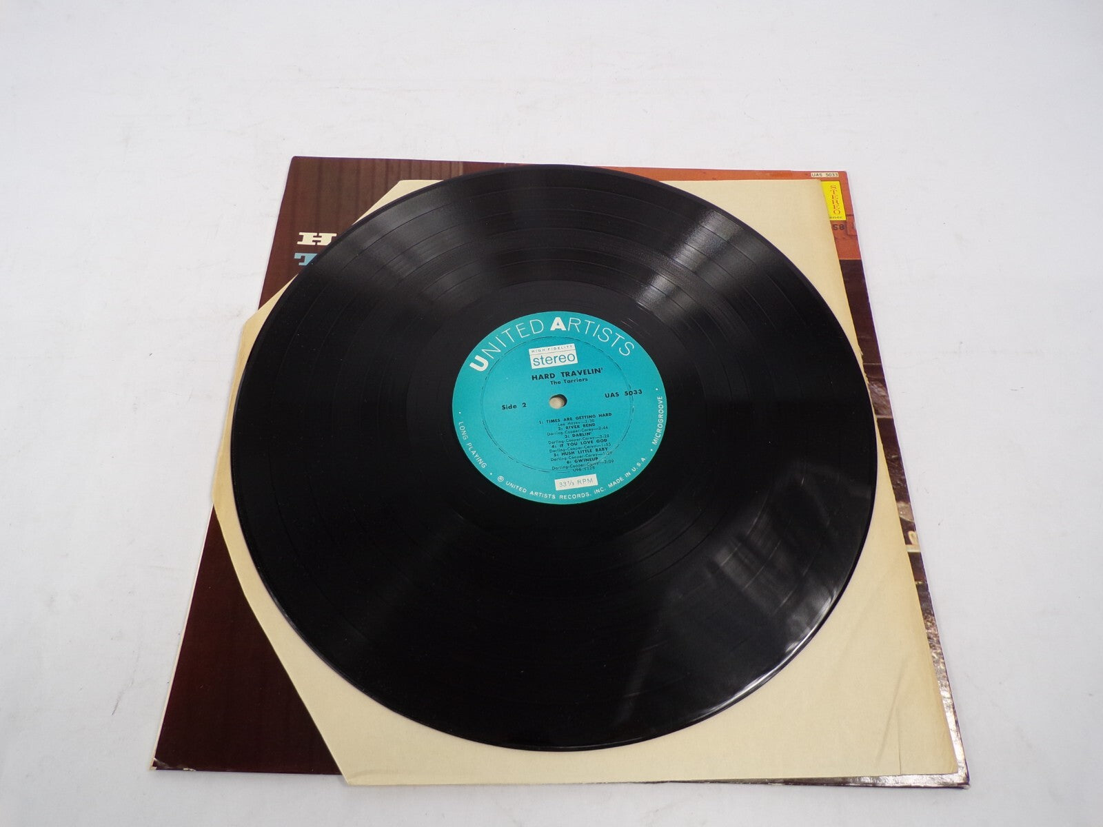 Hard Travelin The Tarriers United Artists High Fidelity Stereo Vinyl Record