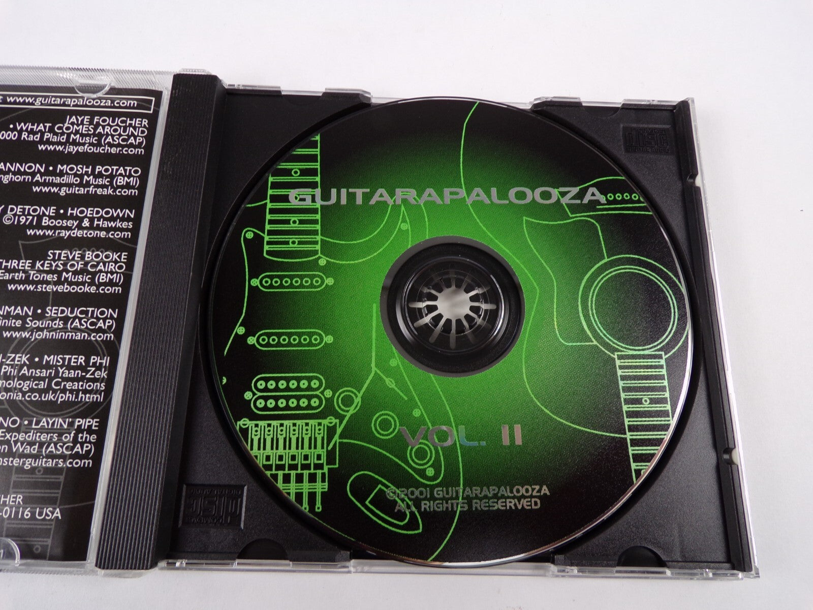 Guitarapalooza Volume 2 Travis Larson Band Nutboy Ray Detone Hoedown CD#26