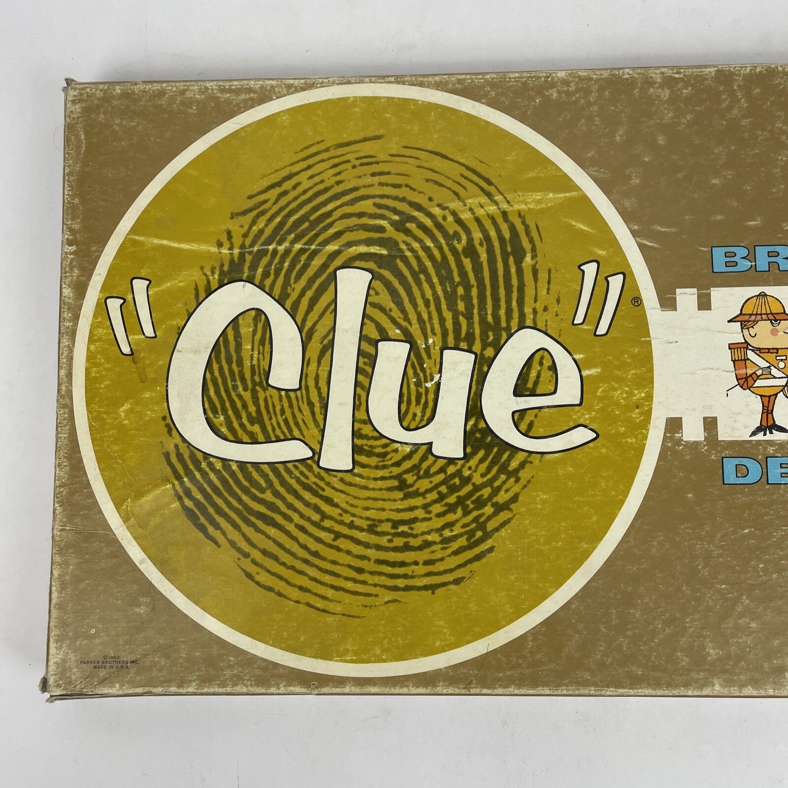 Vintage Clue Board Game 1960 Complete No.45 Original Box - LOOK