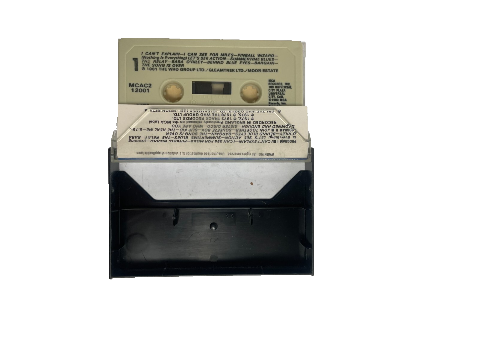 The Who Hooligans I Can't Explain I Can See For Miles Pinball Wizard #Cassette