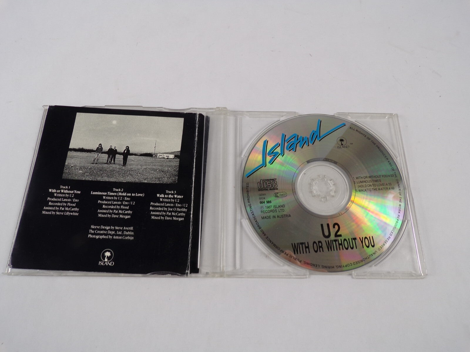 With Or Without You Luminous Times ( Hold On To Love ) Walk To The Water CD#5