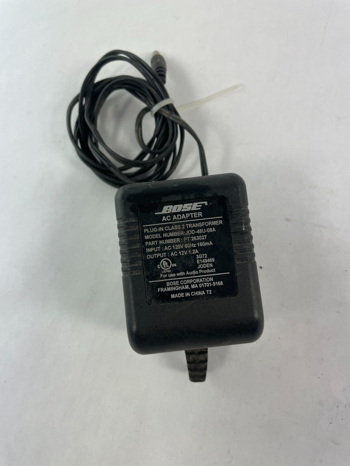 Geniune BOSE JOD-48U-08A Output 12 V 1.2 A Power Supply Adapter B01