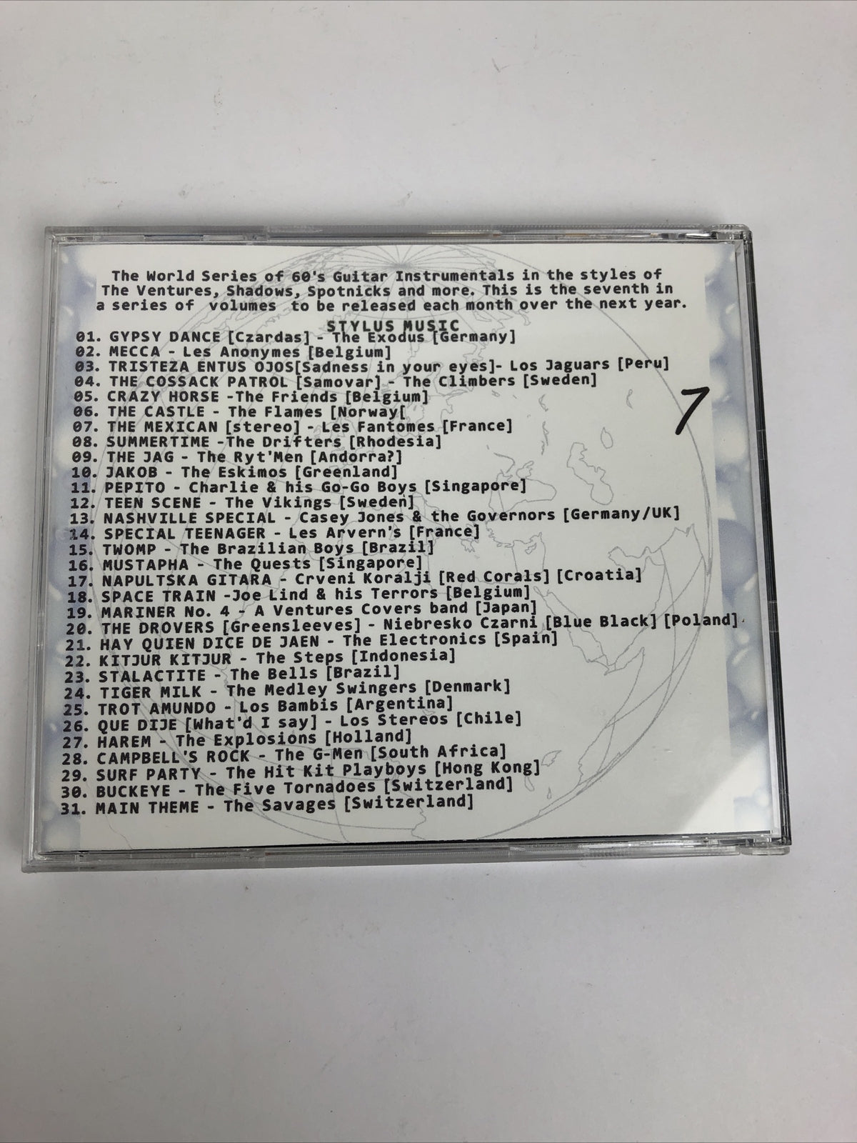 1960's Long Forgotten Rock Guitar Instrumentals from Around the World ( CD ) #6