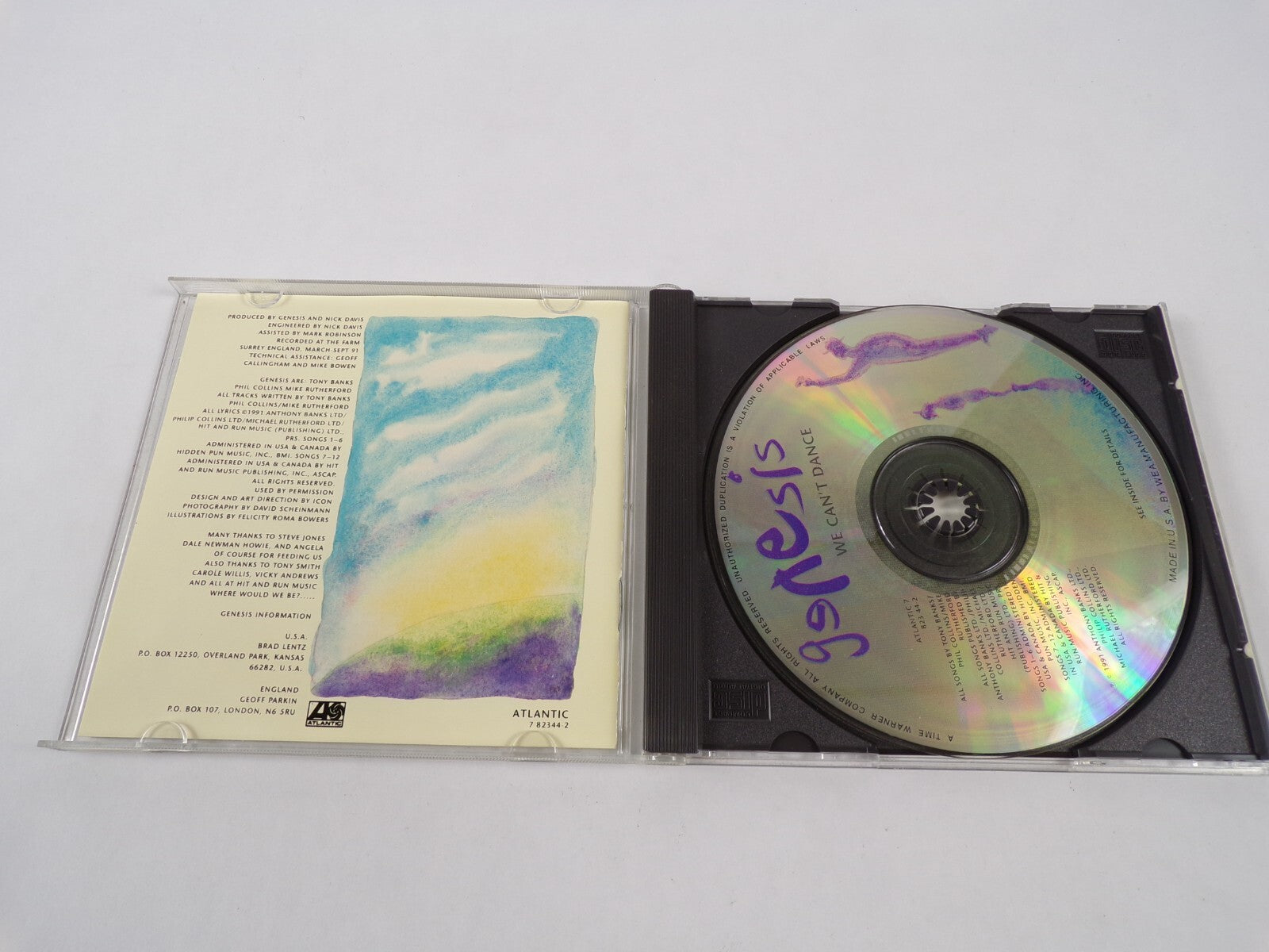 Genesis We Can't Dance No Son Of Mine Jesus He Knows Me Driving The Last CD#12