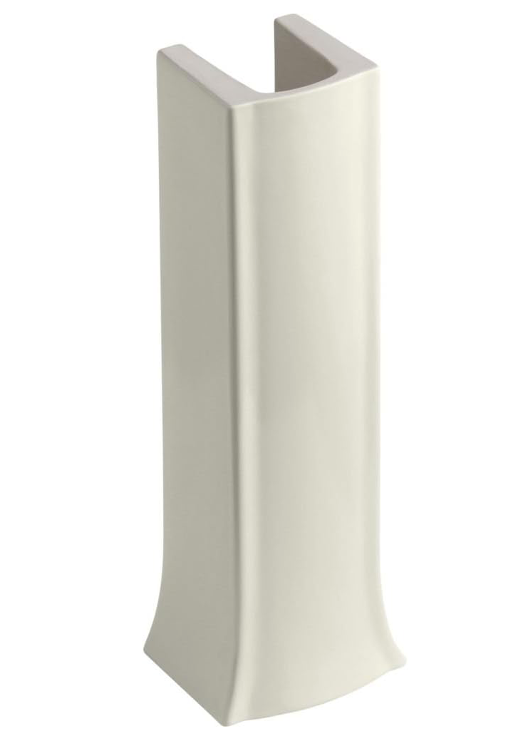 KOHLER K-2357-96 Archer Pedestal Only Sink Base - Biscuit