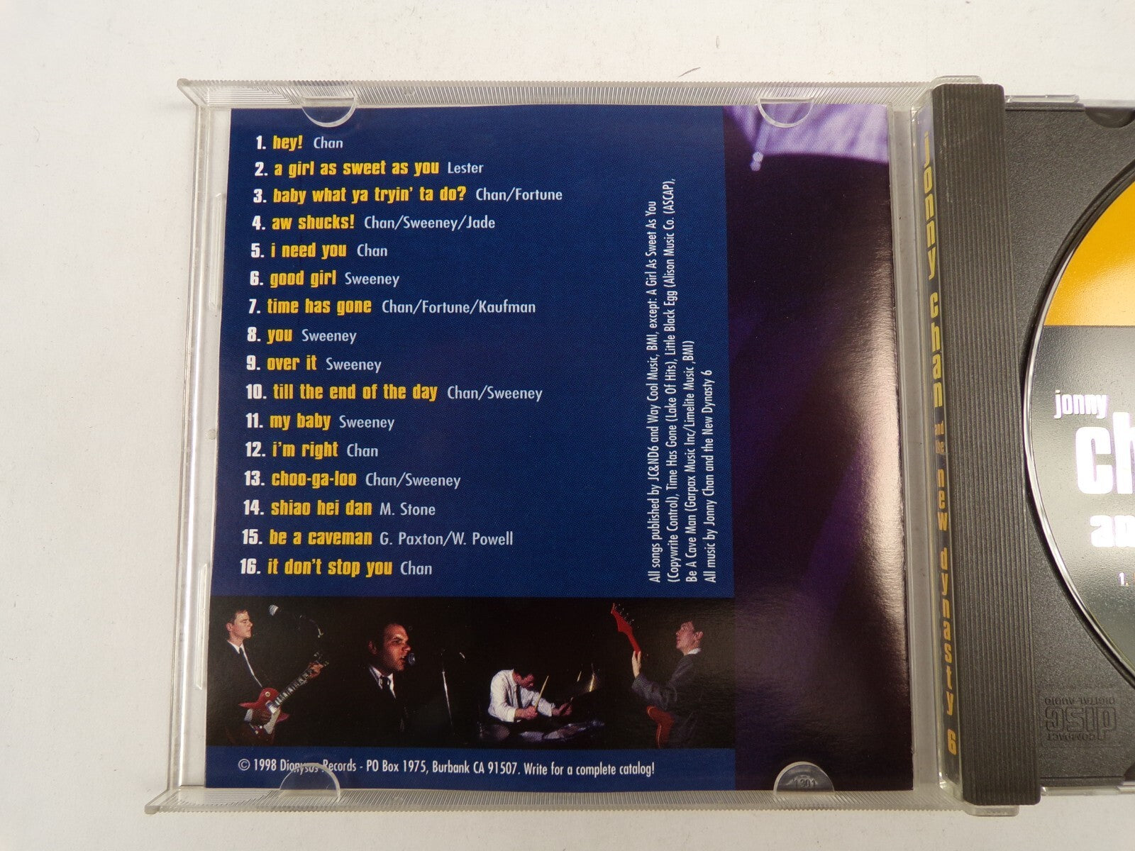 So You Want Action Meet Jonny Chan And The New Dynasty 6 Hey! You CD#45