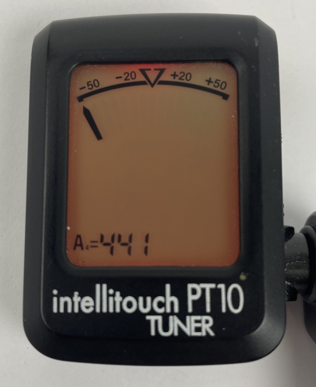 OEM Intellitouch PT10 Mini Chromatic Clip-On Guitar Tuner w Brand New Battery