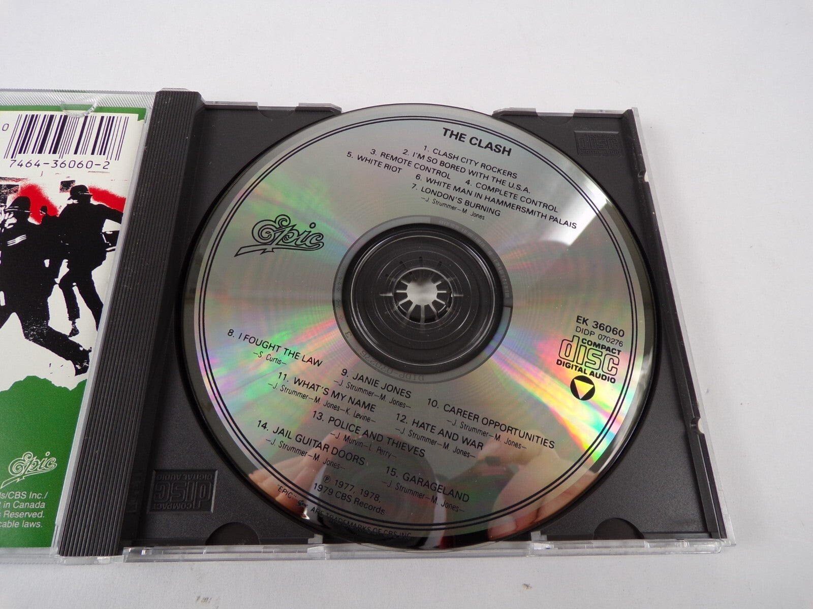 The Clash Clash City Rockers Remote Complete Control Janie Jones CD#56