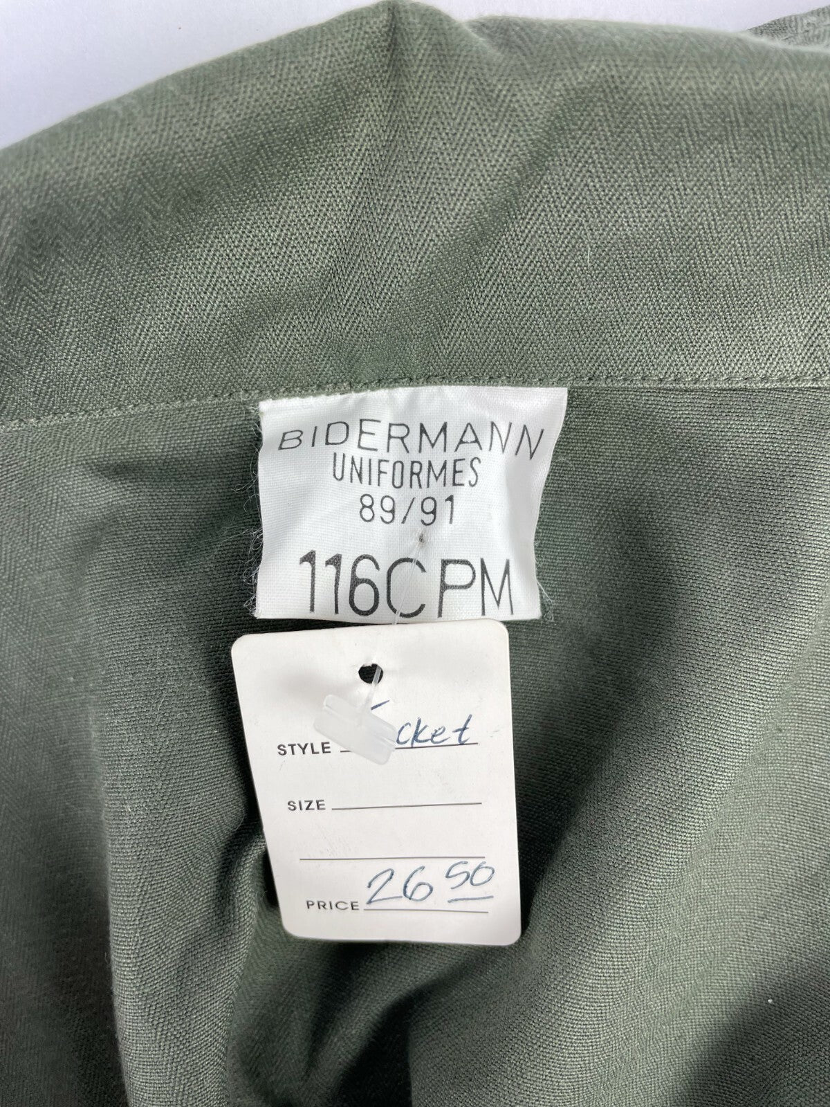 Bidermann Uniform / Battle Dress XL Regular Waist 27 Sleeve 22 Shoulder 21 L7