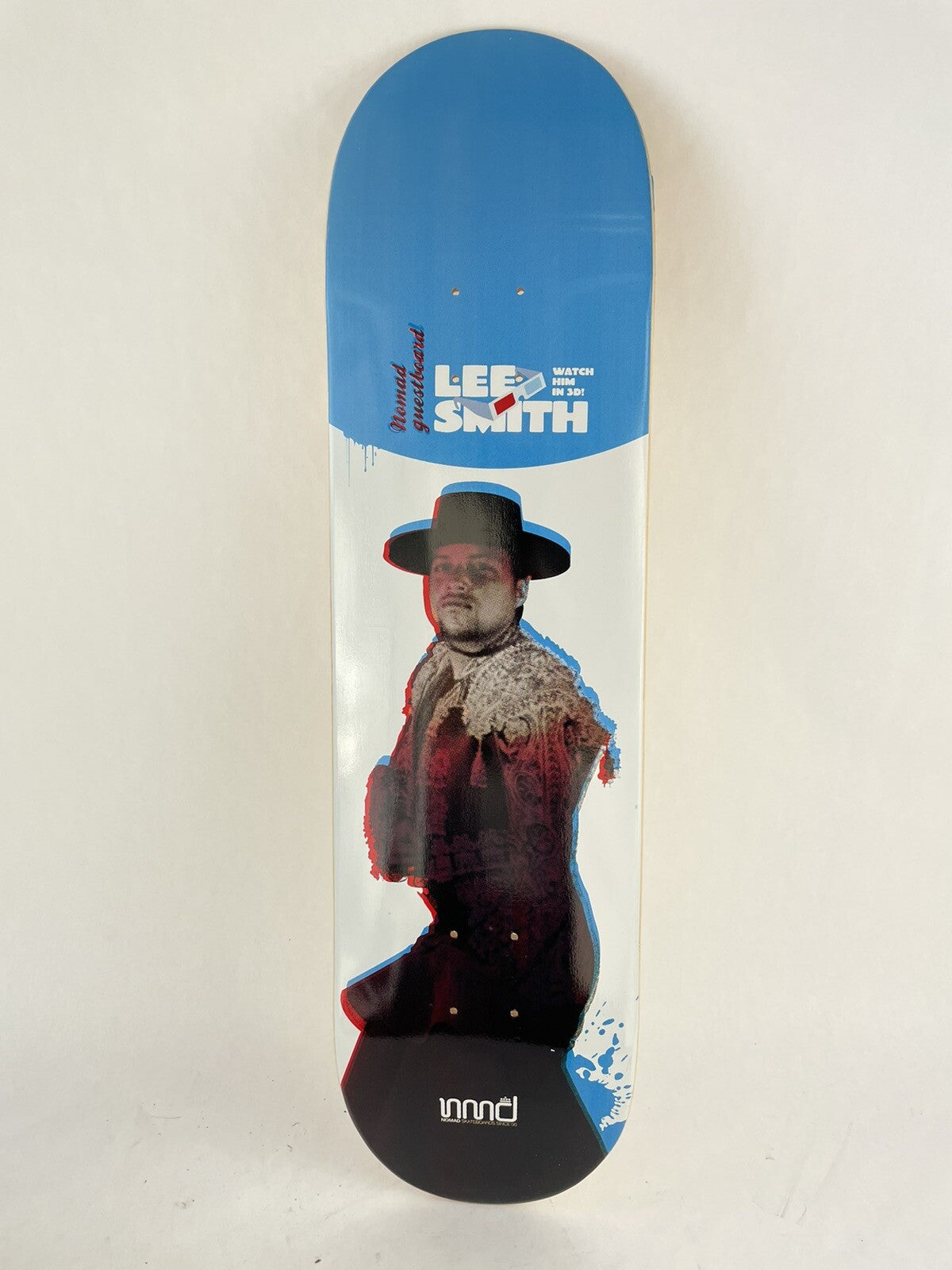 Nomad skateboards - Lee Smith 3D deck - Hard rock maple 8.25" with grip