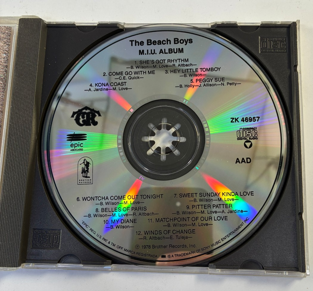 The Beach Boys M.I.U. Album CD Remastered Caribou Epic Records ZK 46957