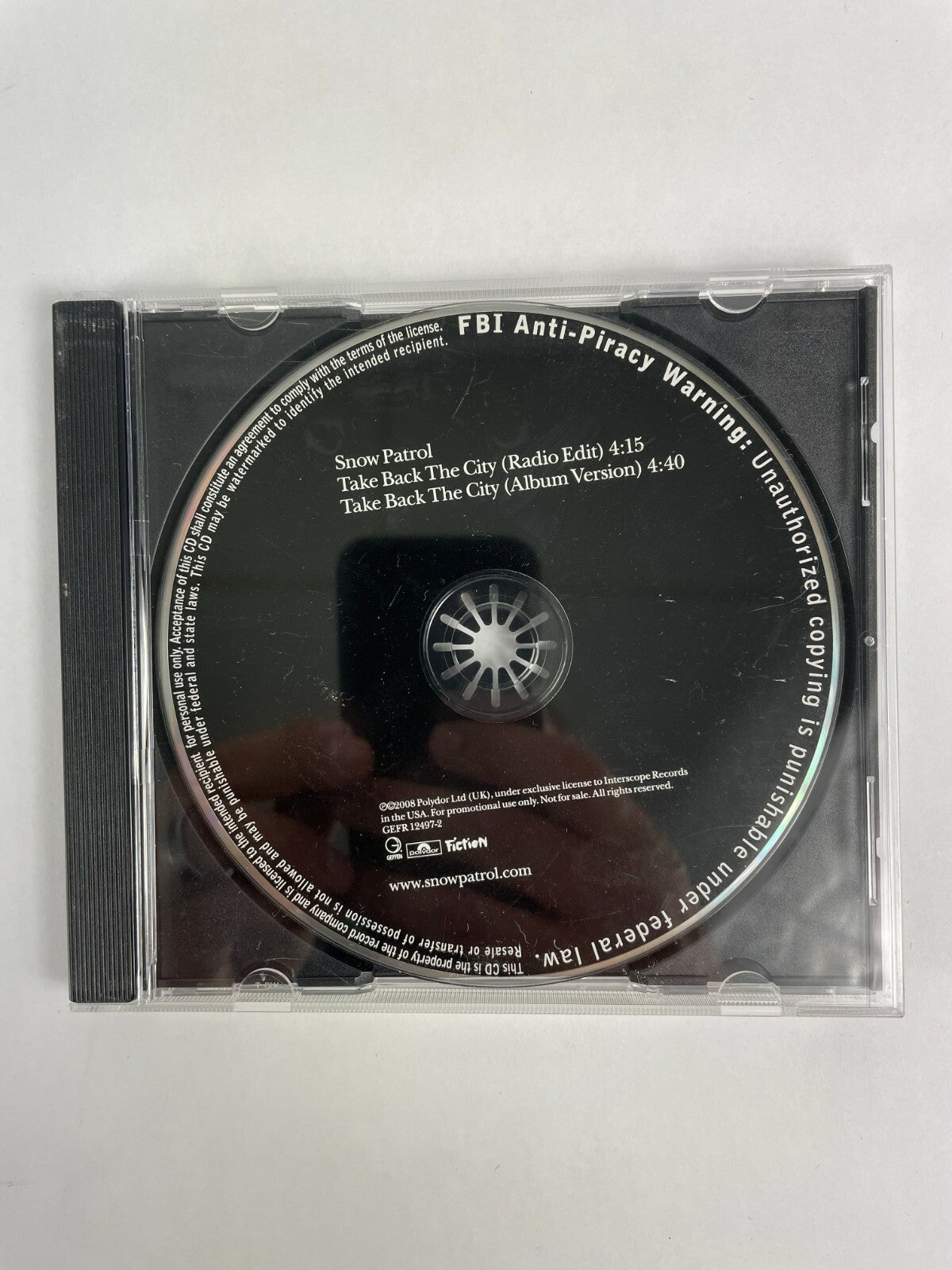 Snow Patrol Take Back The City Take Back The City Disc Q11
