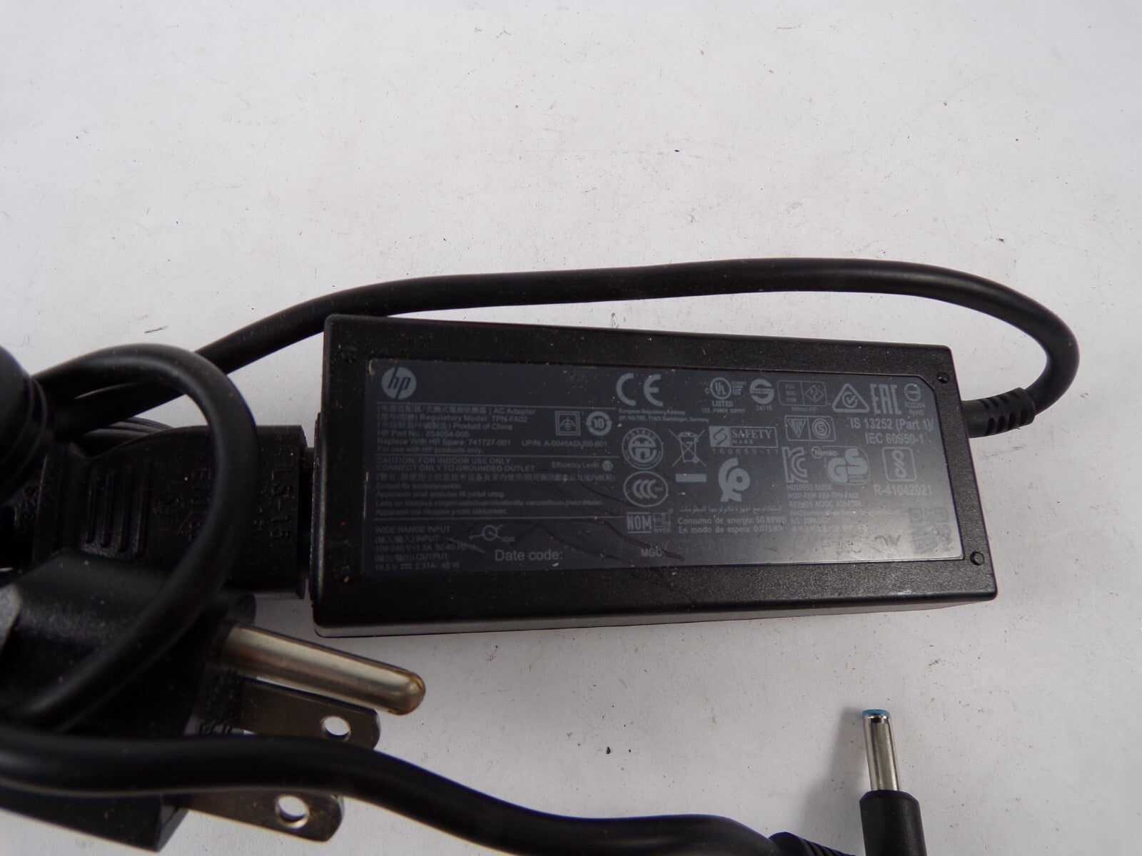 Geniue AC Adapter TPN-FAD2 Output 19.5 V 2.31 A Power Supply Adapter A85