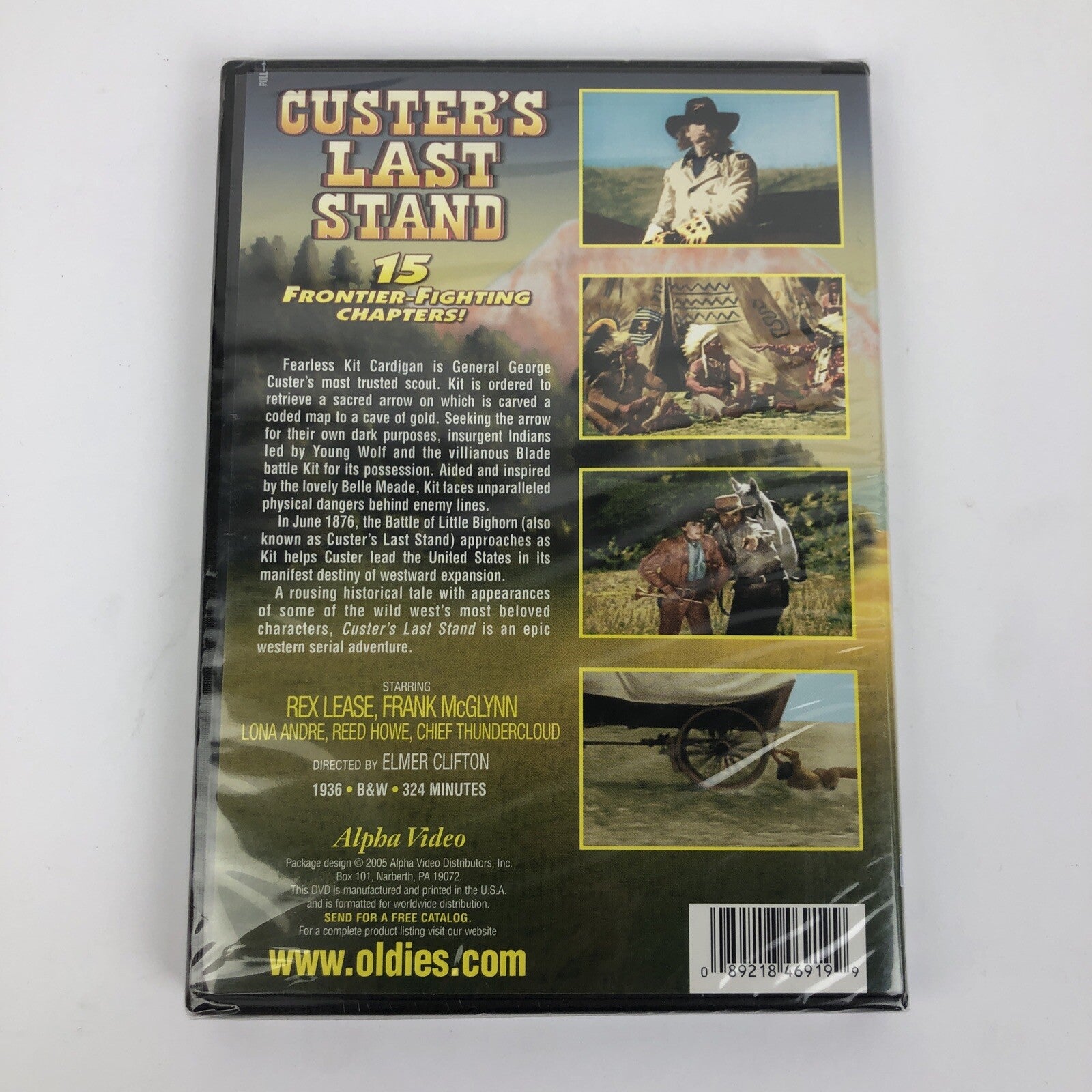 Custer's Last Stand - 15 Chapter Movie Serial - DVD By Rex Lease - NEW SEALED