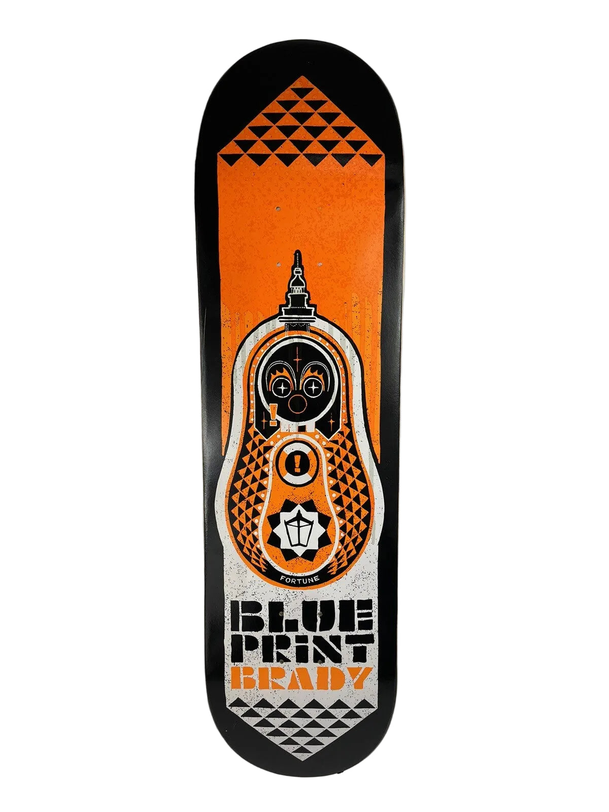 Blueprint Skateboards Danny Brady Babushka 8.25-inch hard rock maple skateboard deck.