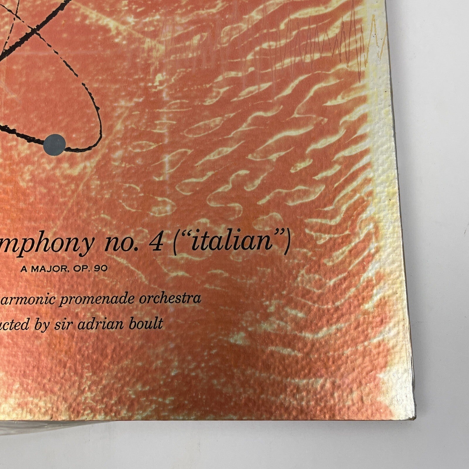 LP / MENDELSSOHN Symphony no. 4 {"Italian") WESTMINSTER LABORATORY SERIES 7008