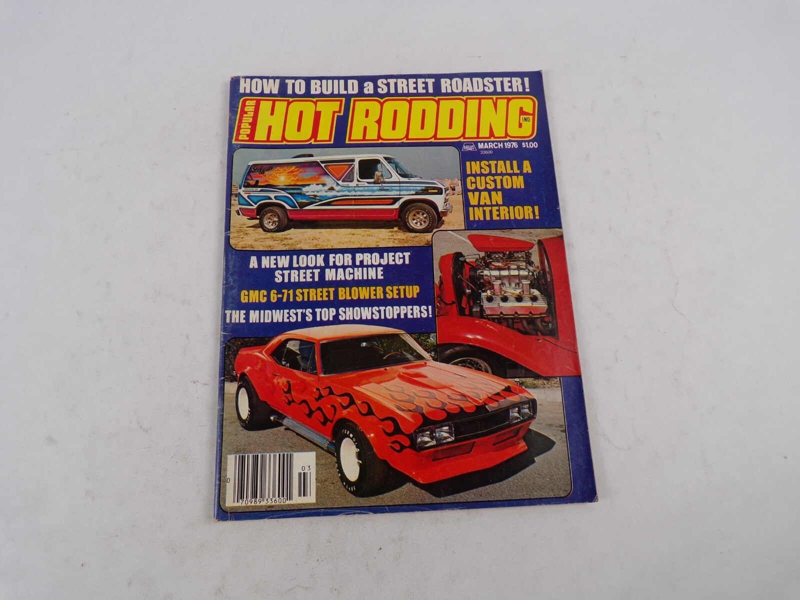 March 1976 Hot Rod Magazine How To Build A Street Roadster! Install A Custom Van