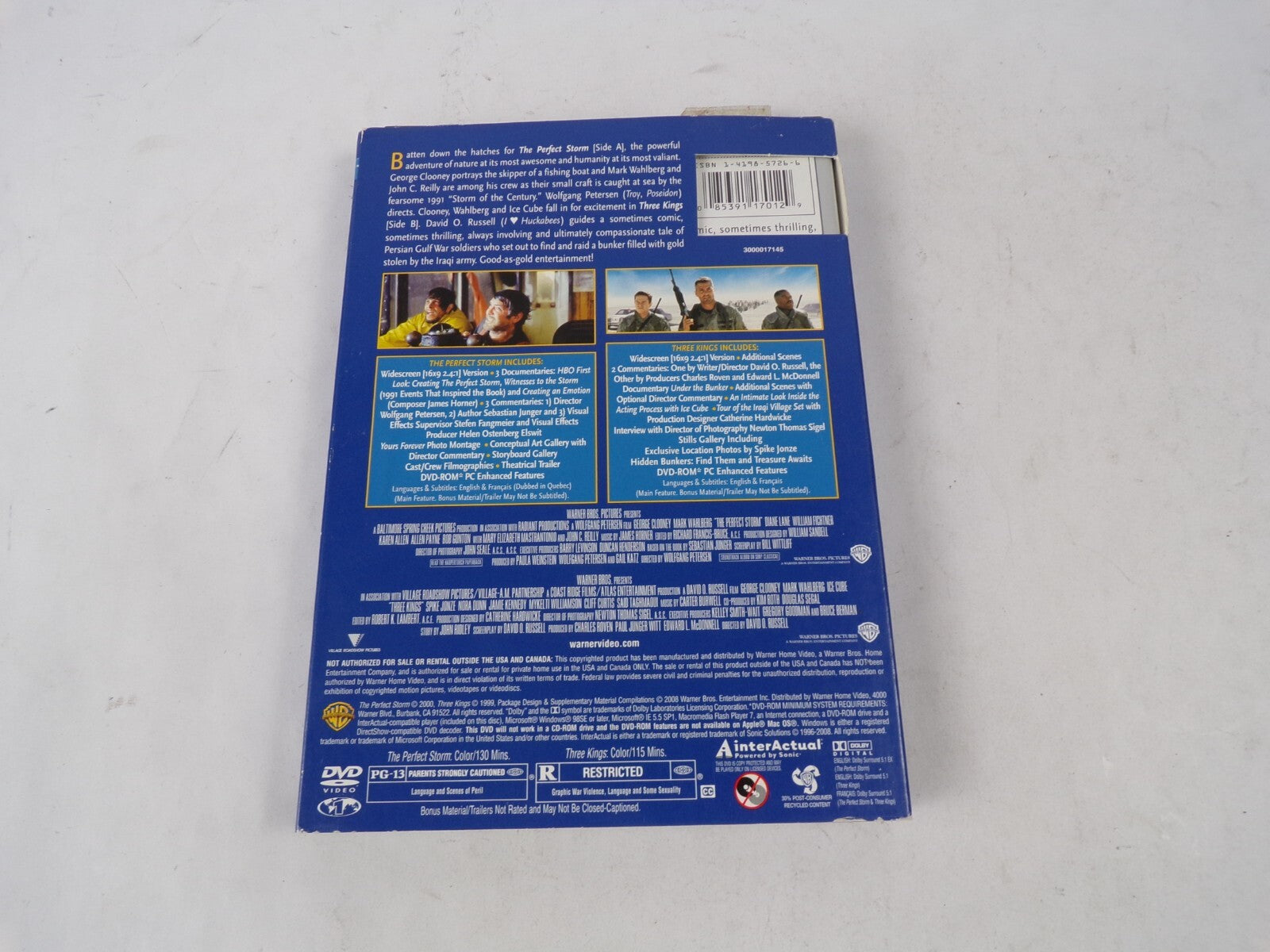 The Perfect Storm George Clooney Mark Wahlberg Carter Burwell DVD Movies