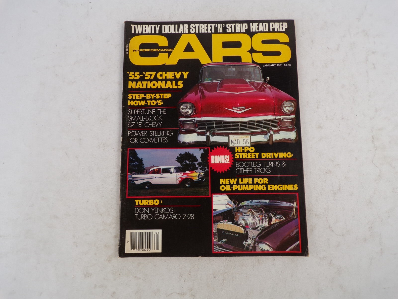 January 1981 Cars Hi-Performance Twenty Dollar Street 'N' Strip Head Prep Nation