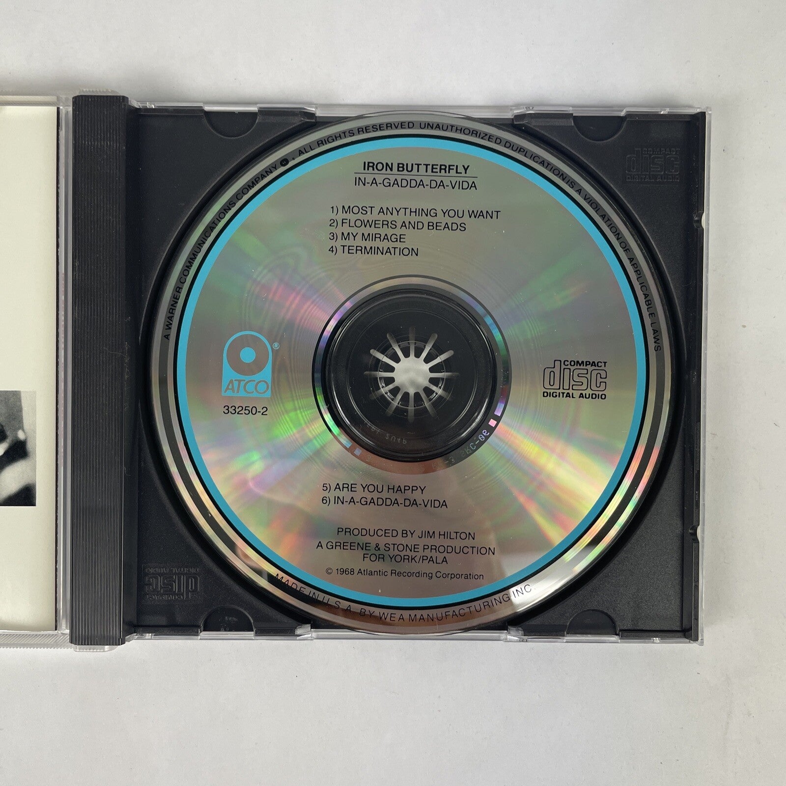 Iron Butterfly - In-A-Gadda-Da-Vida CD (1990) #28