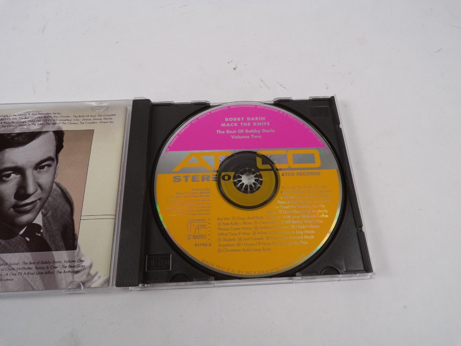Bobby Darin Mack The Knife The Best Of Bobby Darin Volume Two Atlantic&AtcoCD#51