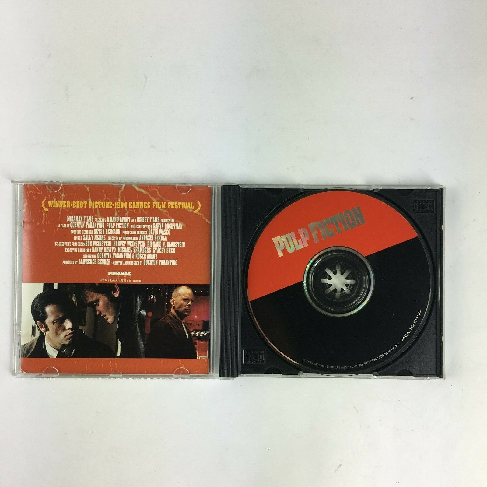 CD Music From The Motion Picture Pulp Fiction A Quentin Tarantino Film