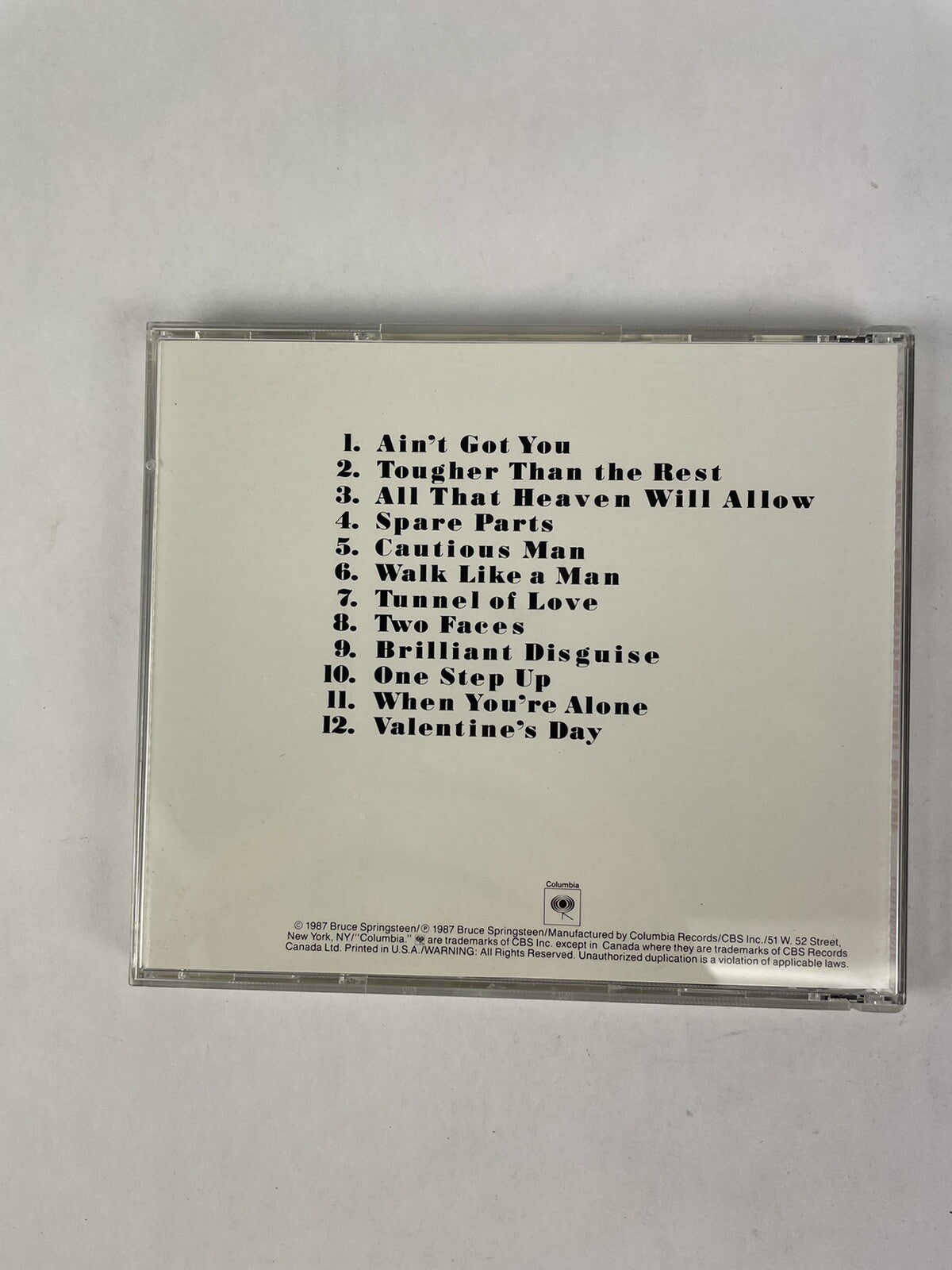 Bruce Springsteen - Tunnel of love CD #8