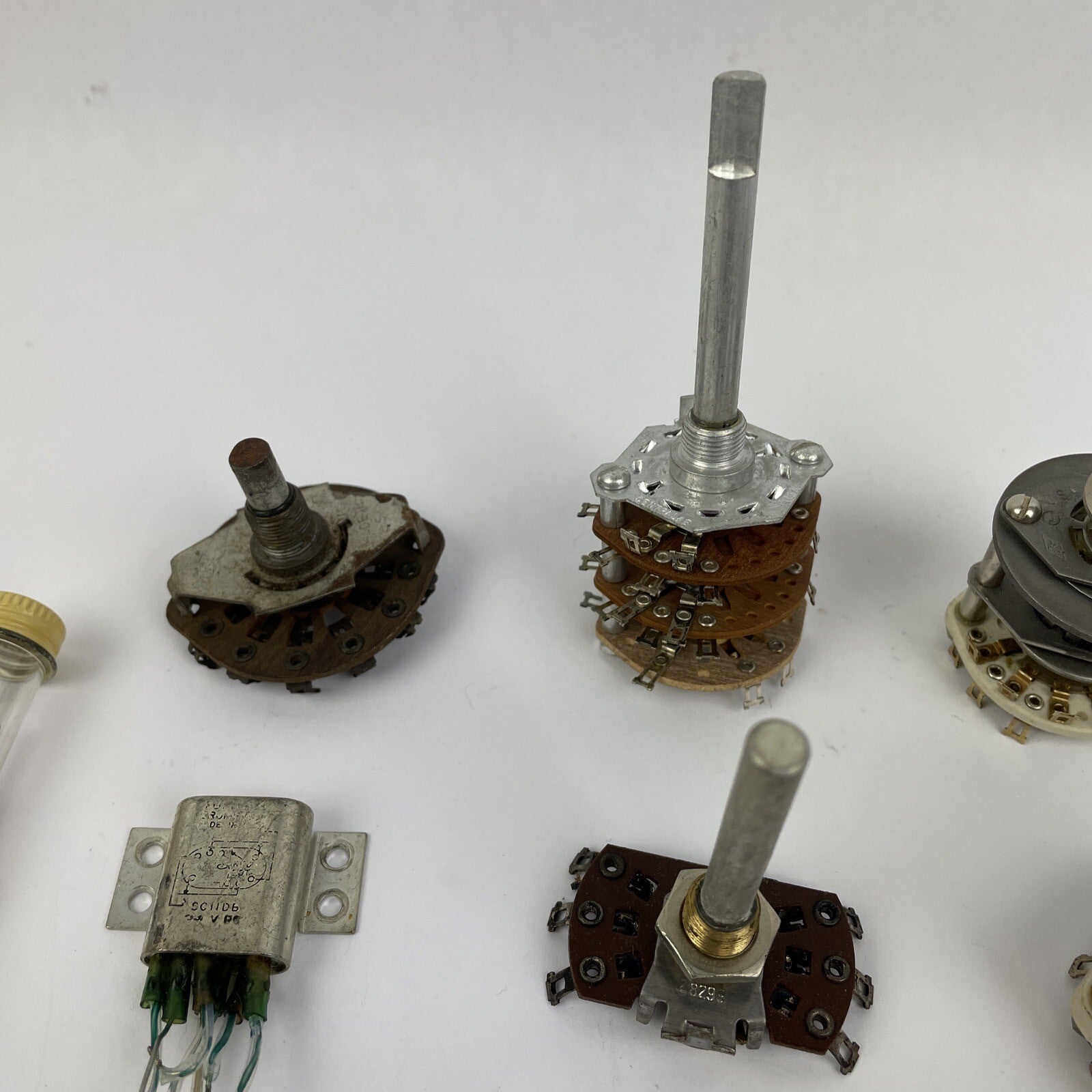 Lot of Vintage Rotary Wafer Electronic Switches Mallory CRL + More - LOOK