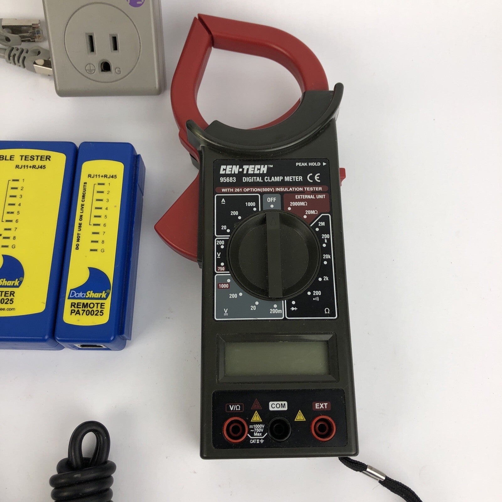 Cen-Tech Electrical Lot Clamp Meter Kill A Watt Circuit Tester Thermometer +++