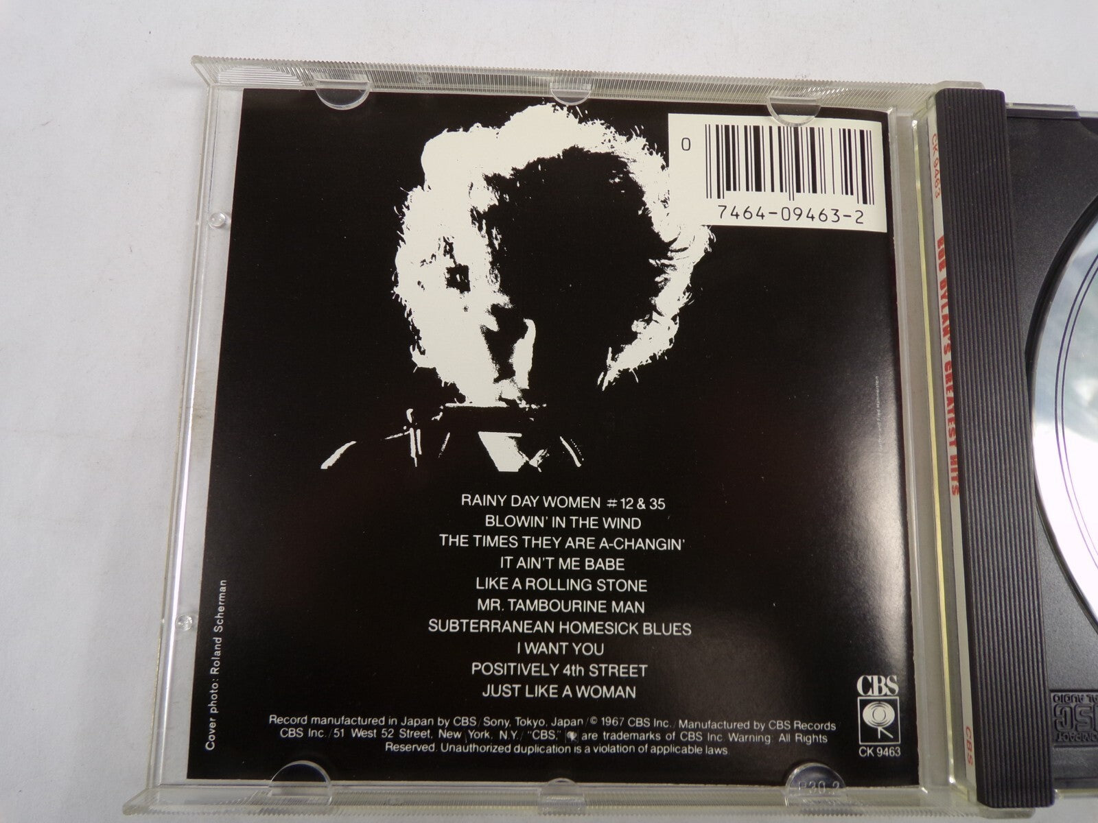 Bob Dylan Greatest Hits Rainy Day Woman # 12 &35 Blowin In The Wind CD#57