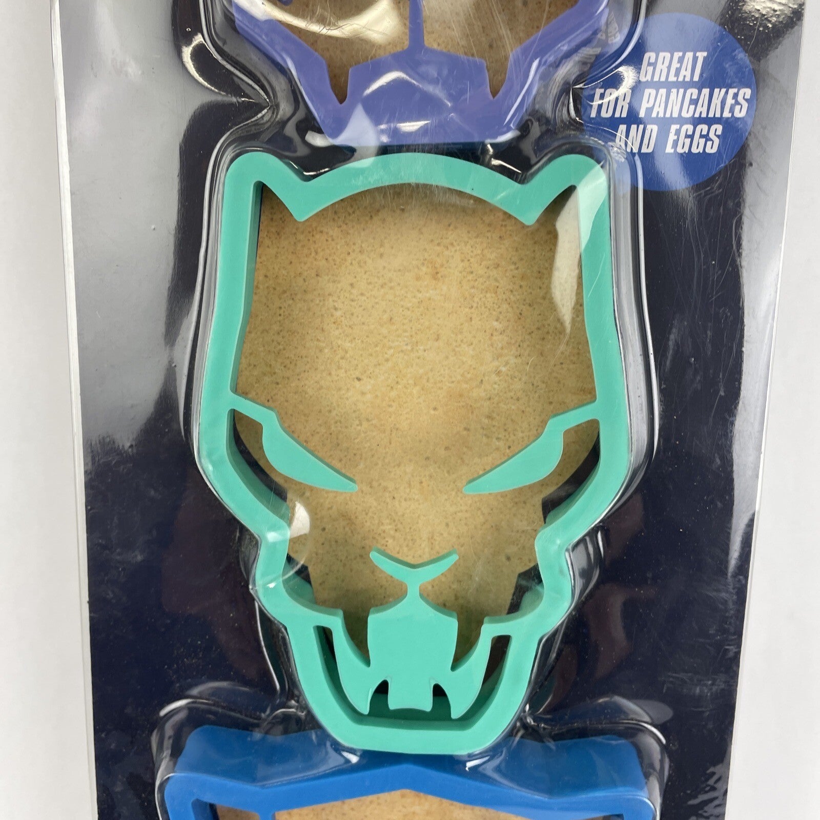 New Marvel * WAKANDA FOREVER * 3 Pack Silicone Breakfast Molds for Eggs Pancakes