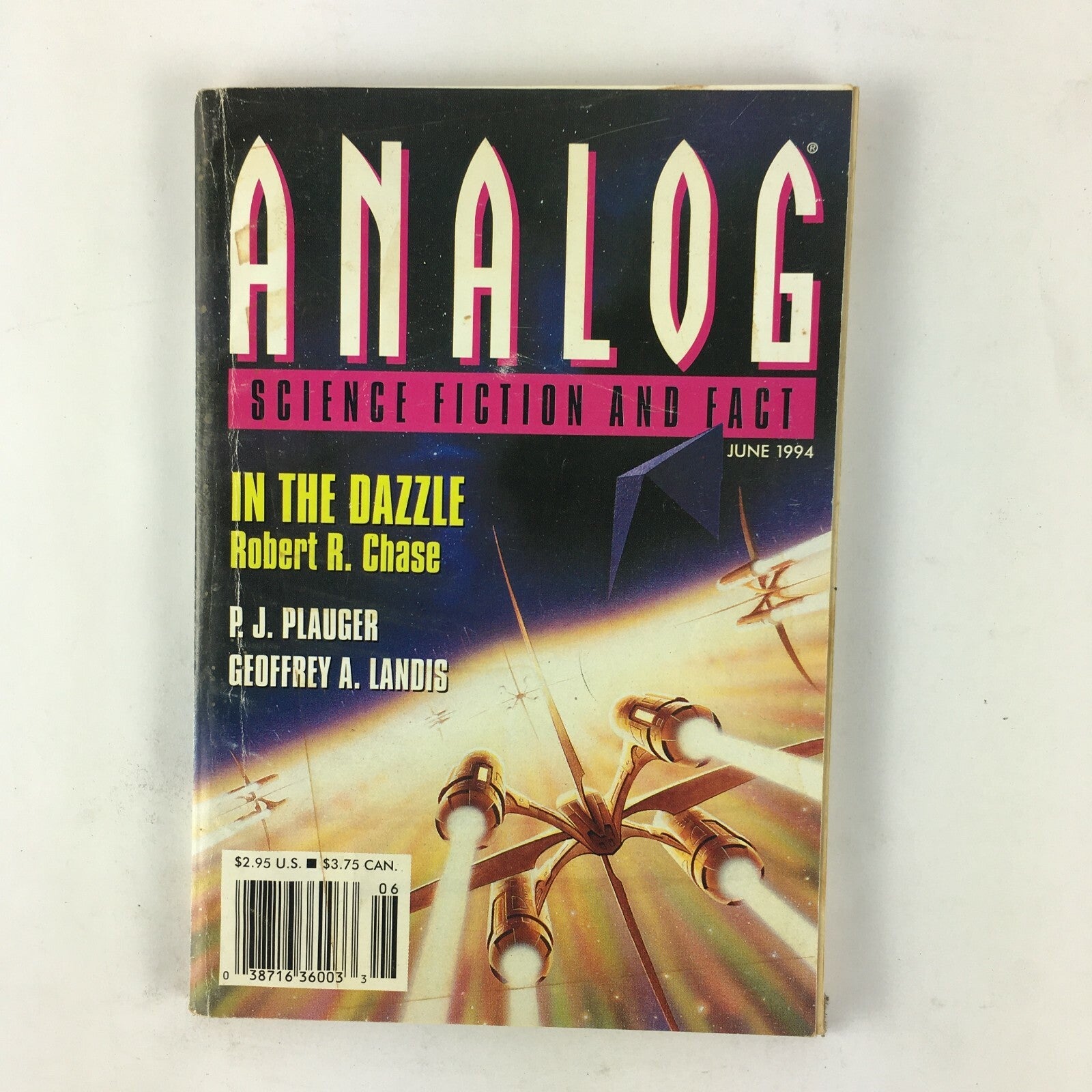 June 1994 Analog Science Fiction Fact Magazine In the Dazzle Robert R.Chase