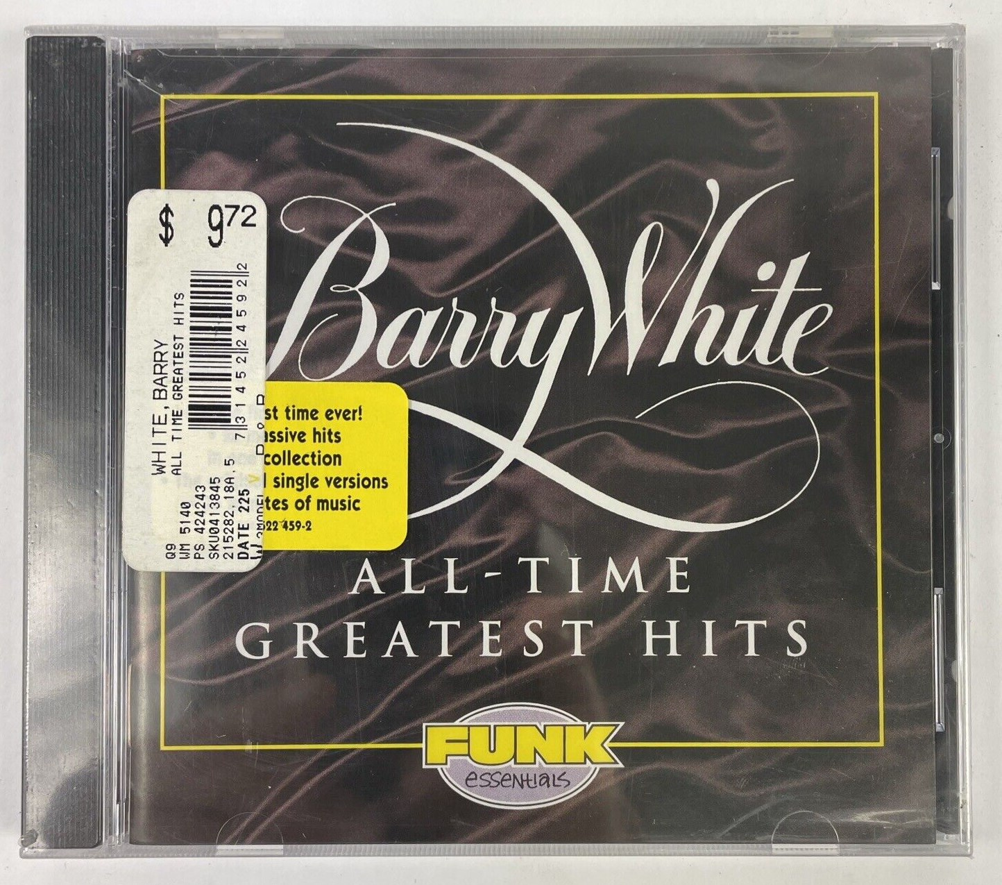 All-Time Greatest Hits by White, Barry (CD, 1994) Brand New Sealed #14