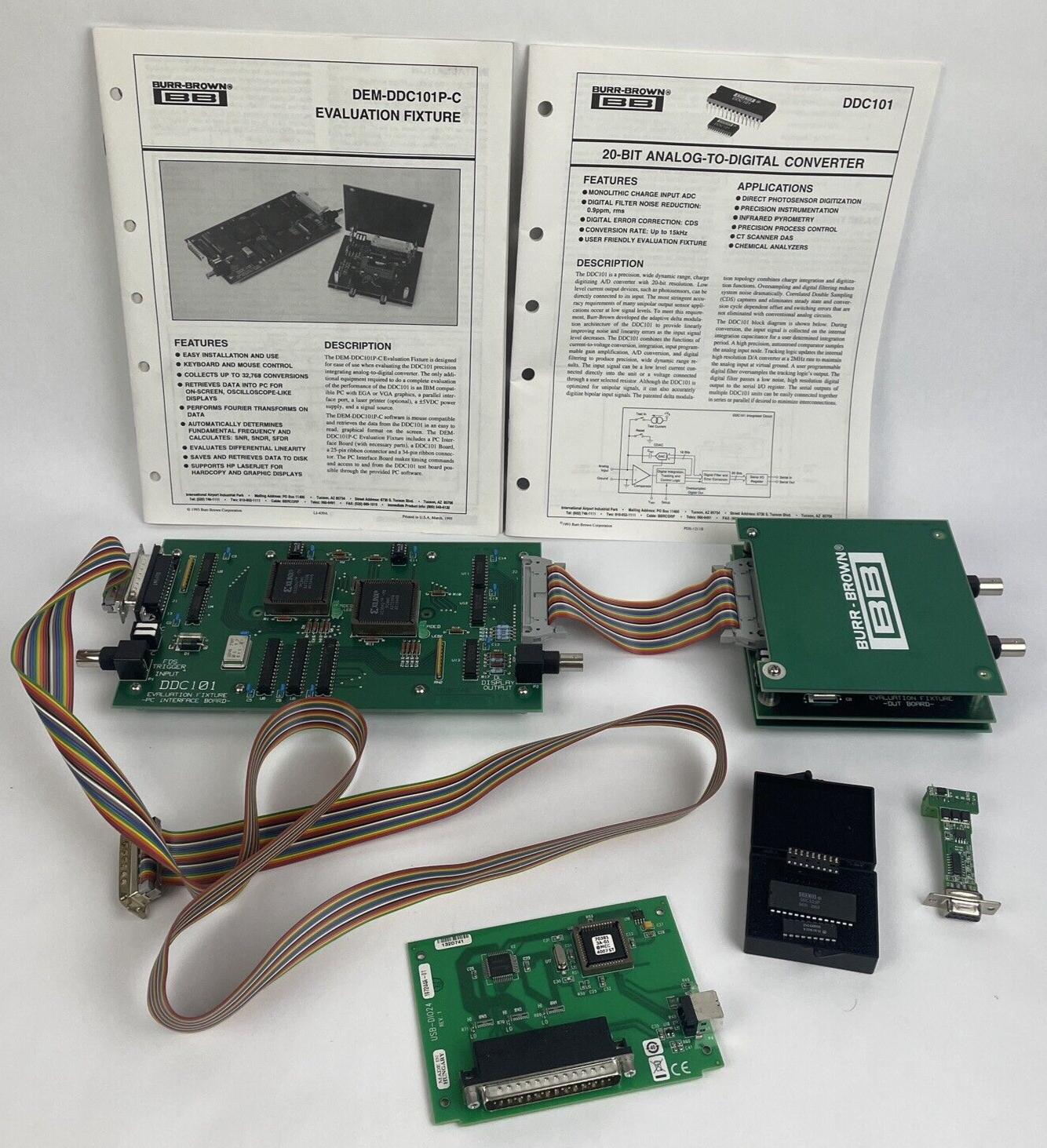 BURR-BROWN DEM-DDC101P-C EVALUATION FIXTURE DDC101 Analog To Digital Converter