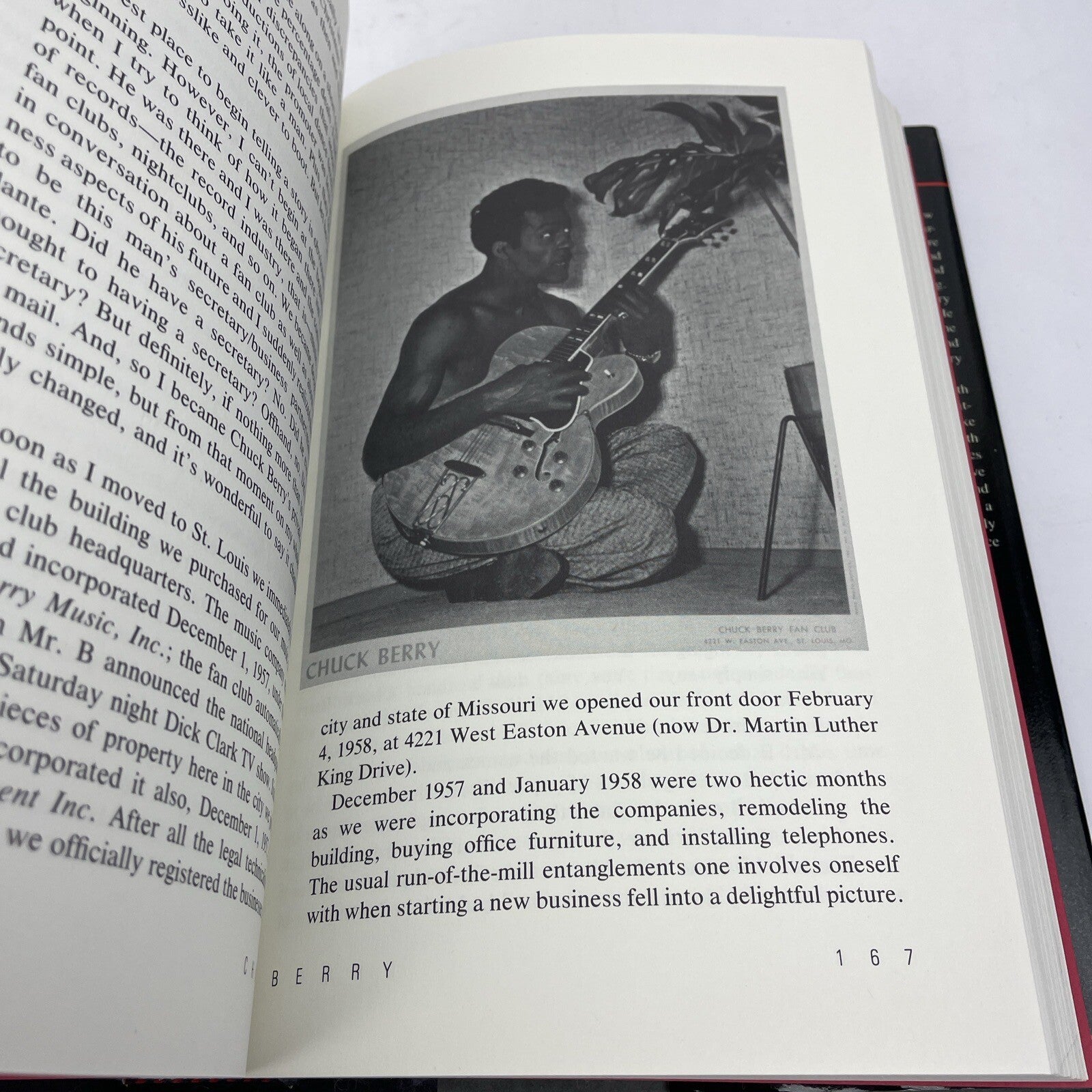 CHUCK BERRY : THE AUTOBIOGRAPHY - 1987 Hardcover - First Edition - Harmony Books