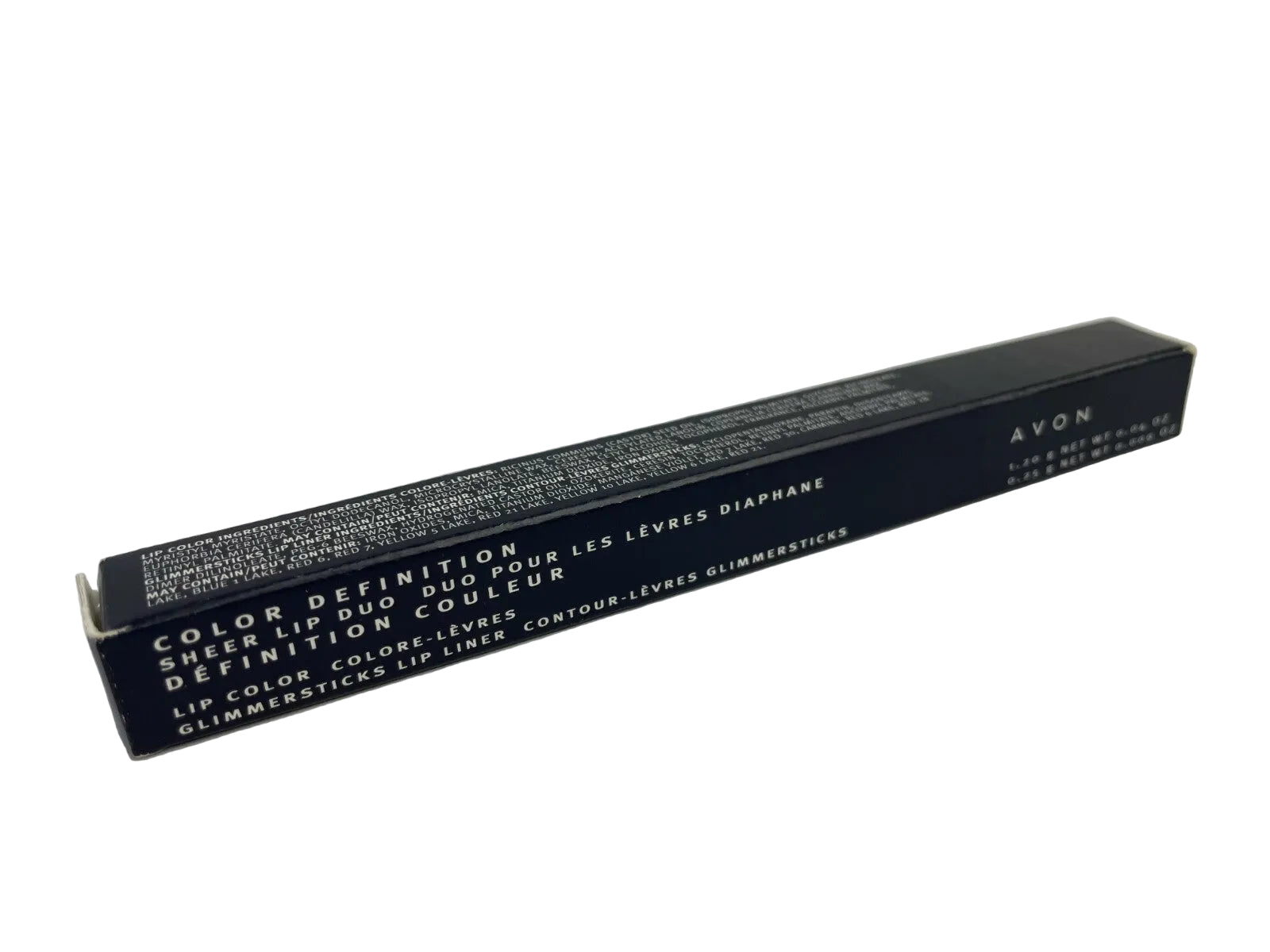 Avon Color Definition Sheer Lip Duo with Glimmersticks in compact packaging