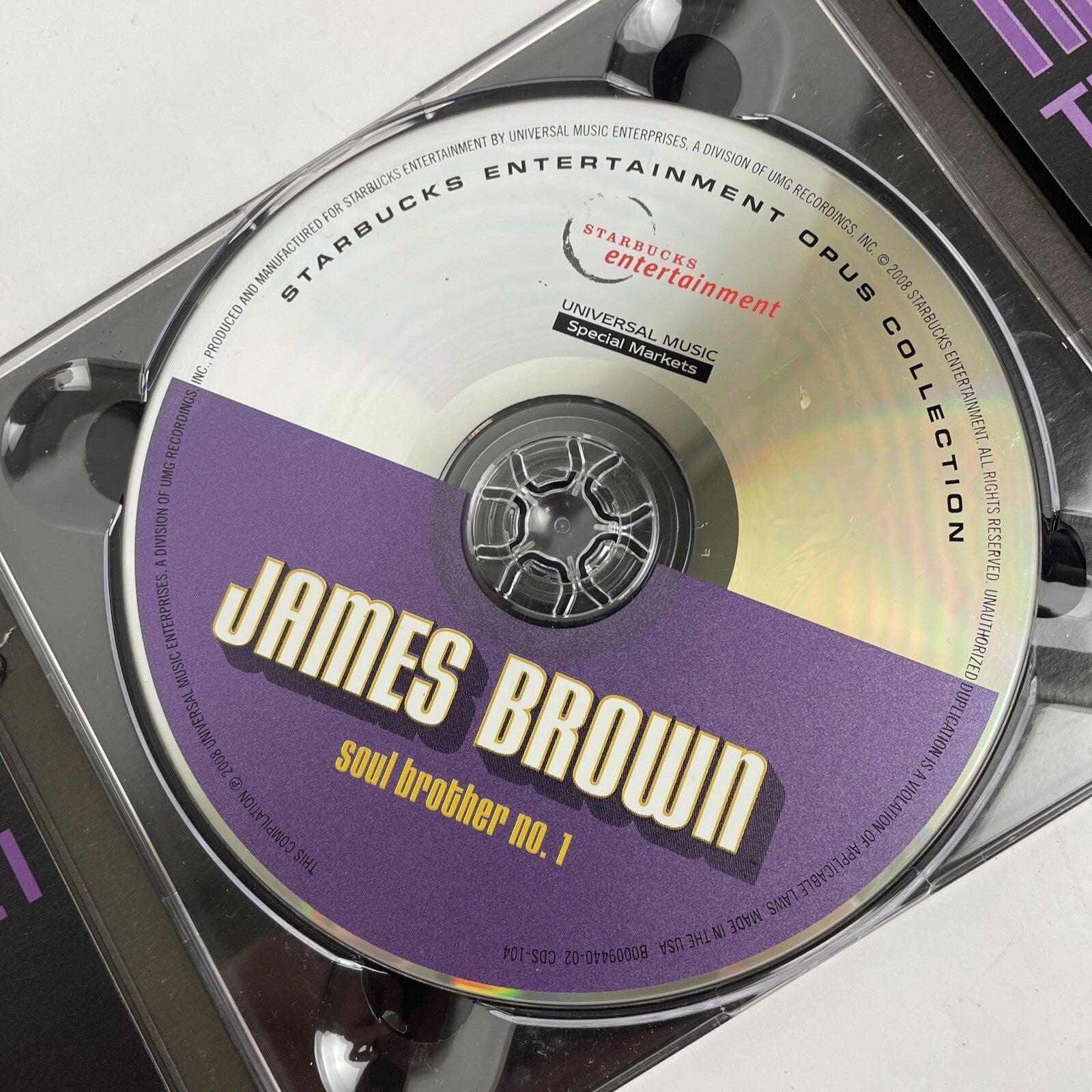 Lot of 2 x James Brown "The CD of JB" + Soul Brother Vol. 1 Digital Audio CD #1