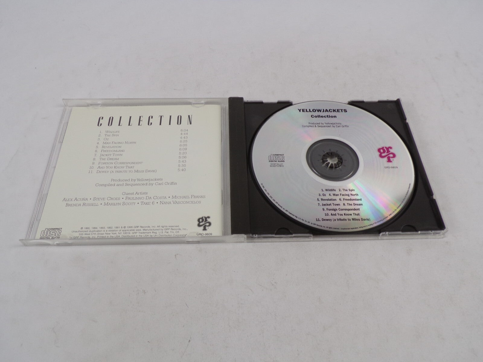 Yellow Jackets Collection Wildlife The Spin MAn FAcing North Freedomland CD#54