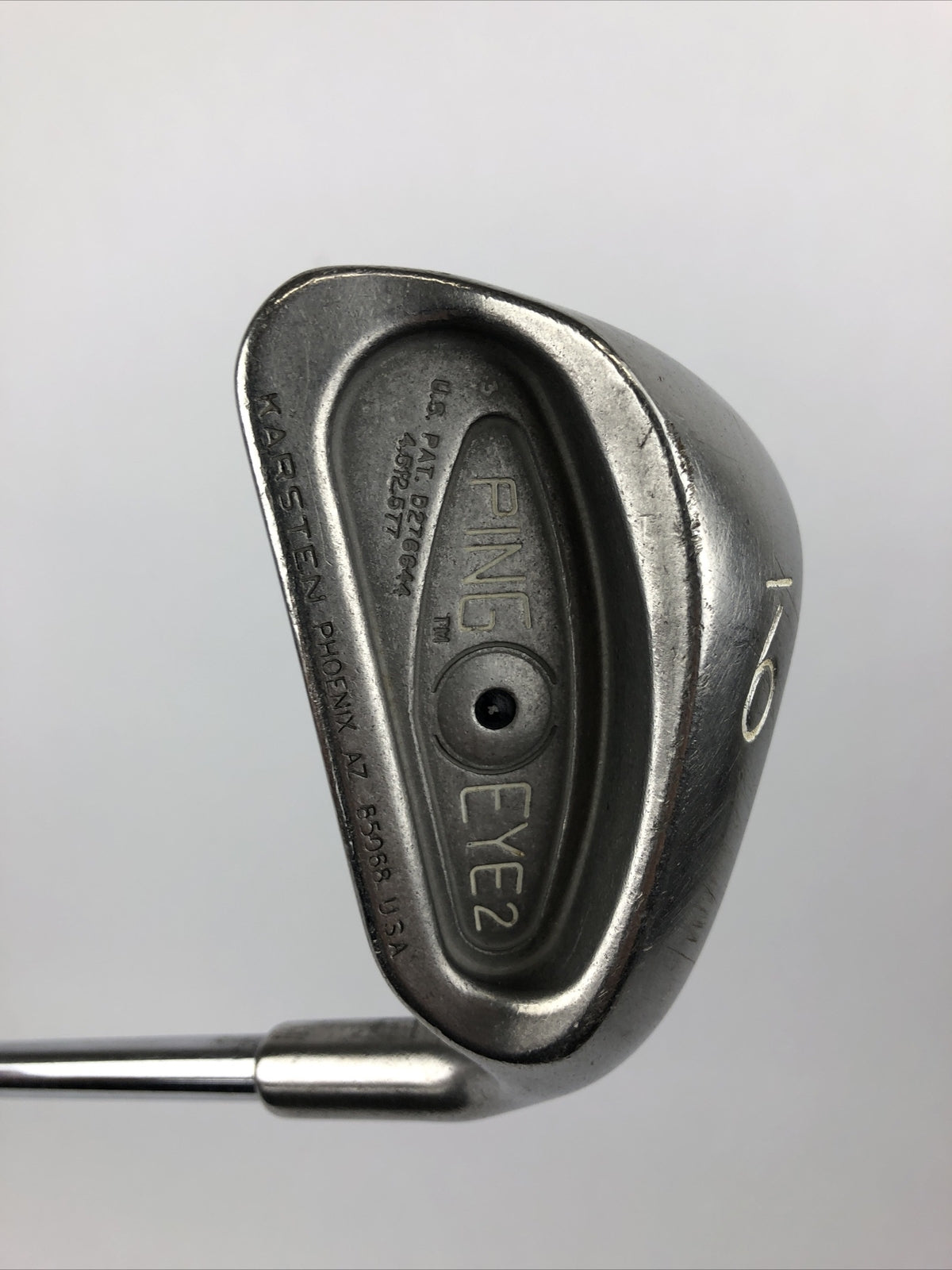 RH Ping Eye 2 Black Dot Single 9 Iron Stiff Steel Shaft w Golf Pride TW Grip
