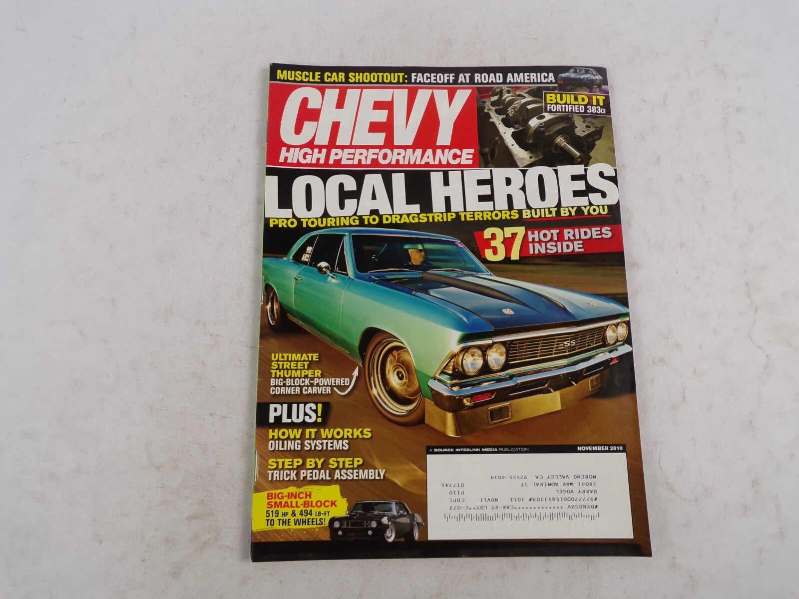 November 2010 Chevy High Performance Local Heroes Muscle Car Shootout: Faceoff