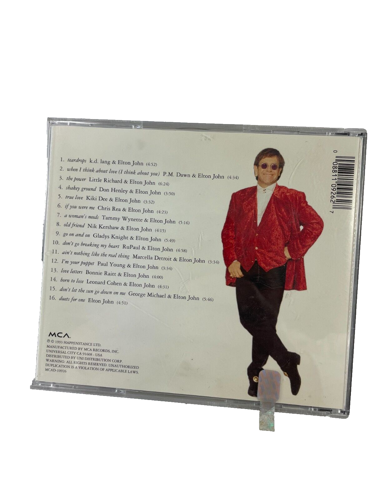 Elton John Duets MCA Teardrops When I think About Love The Power True Love #73