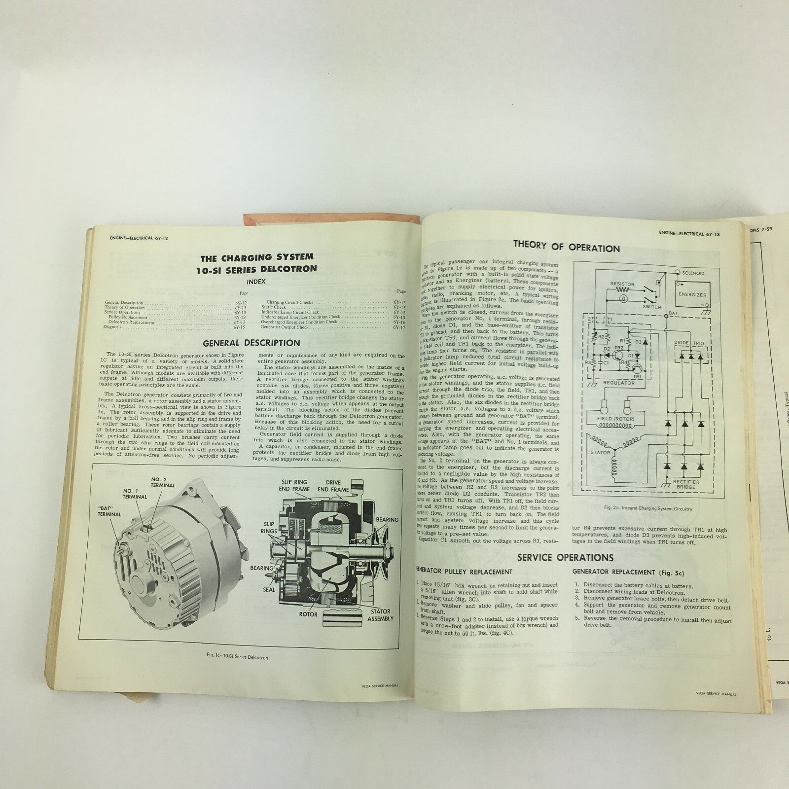1973 Chevrolet Vega Factory Shop Manual