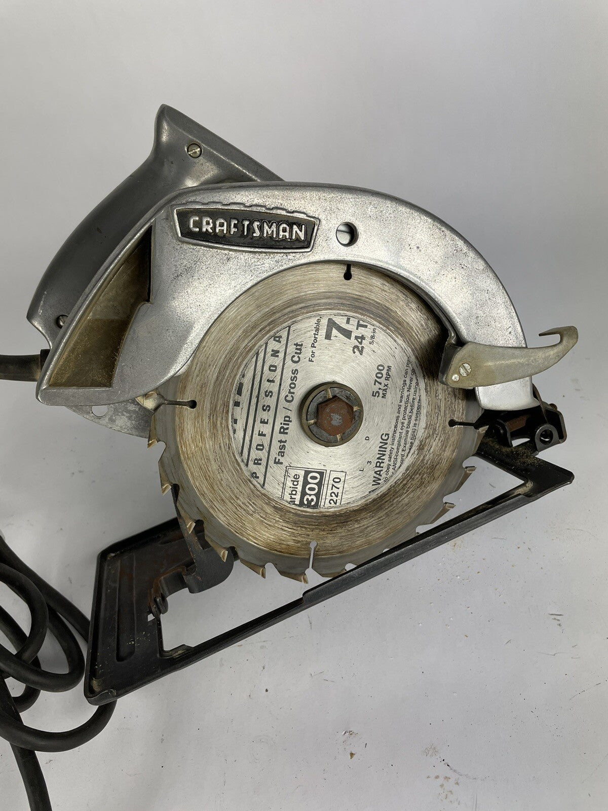 VINTAGE SEARS 7" CRAFTSMAN MODEL 315.27782 CIRCULAR SAW