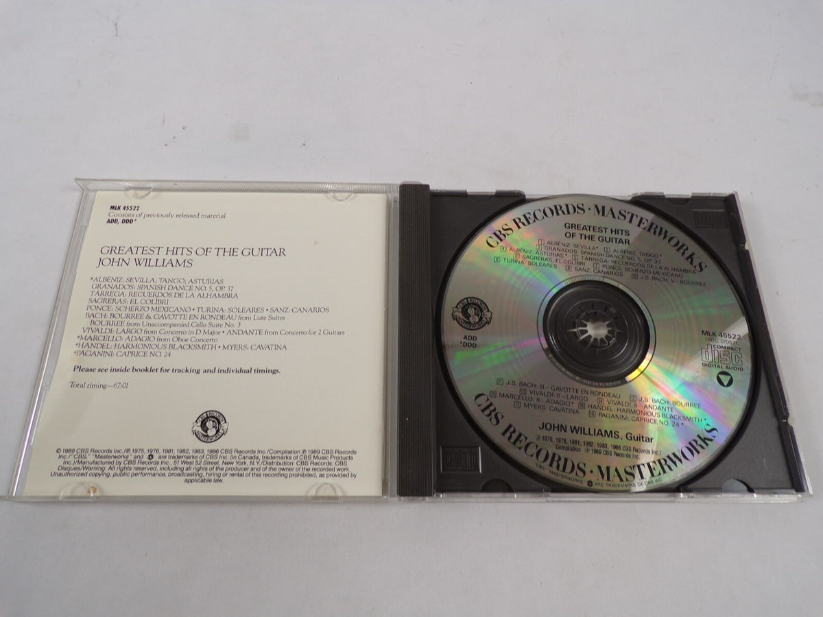 Guitar Greatest Hits 18 Favorites By Albeniz Bach Graados Handel Tarrega CD #43