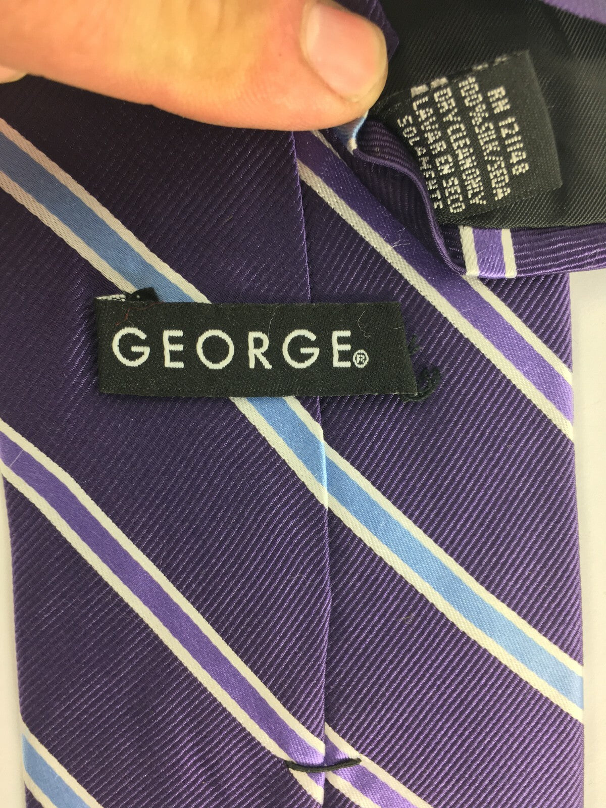 Genuine George 100% Silk Handmade Stylish Formal/Casual Tie Multi Coloured