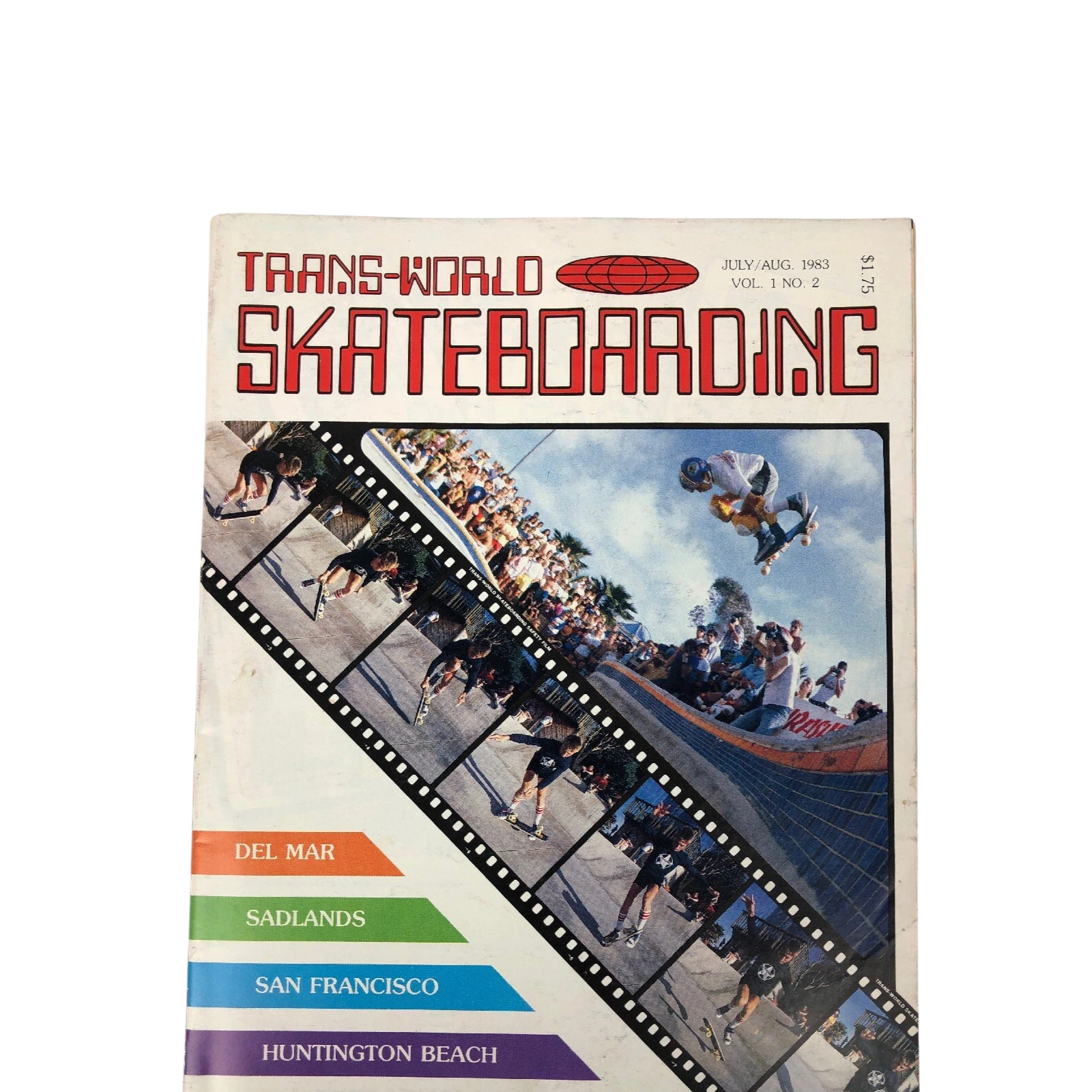 Vintage 1983 Trans World Skateboarding Magazine Vol 1 No 2 Skateboard Skater